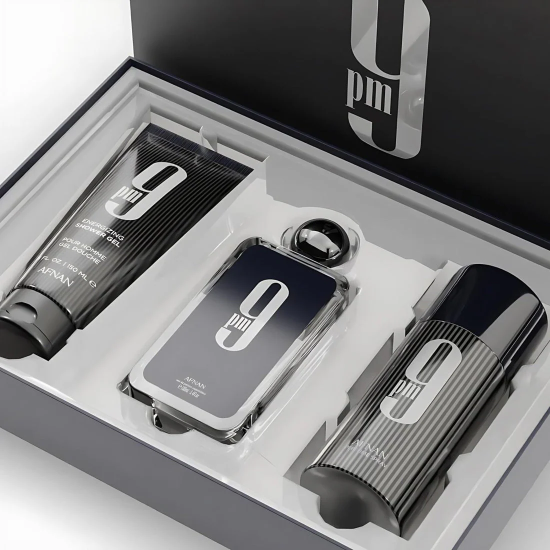 Afnan 9 pm Gift Set for Men - Image 3