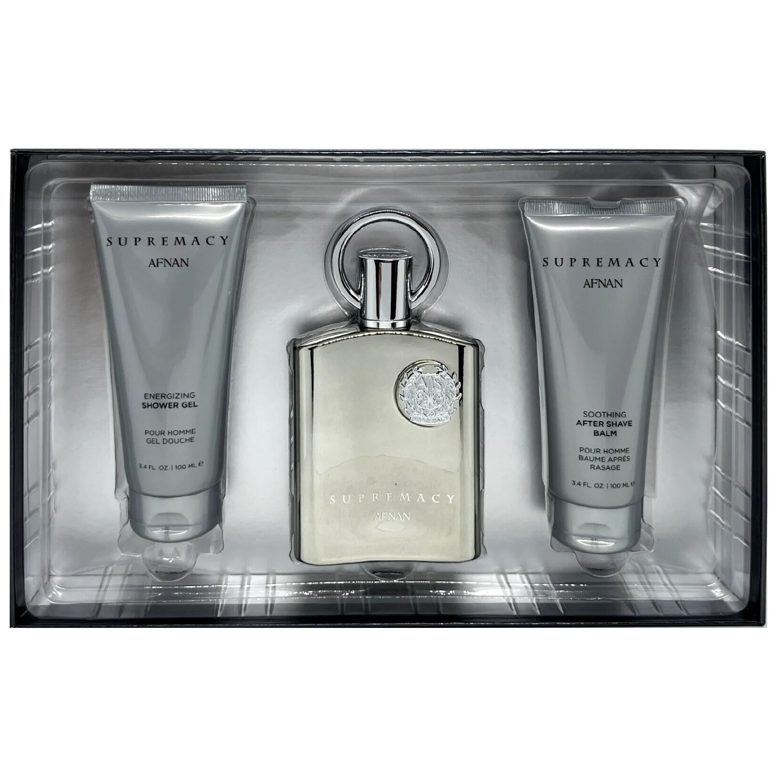 Afnan Supremacy Silver Gift Set for Men - Image 2