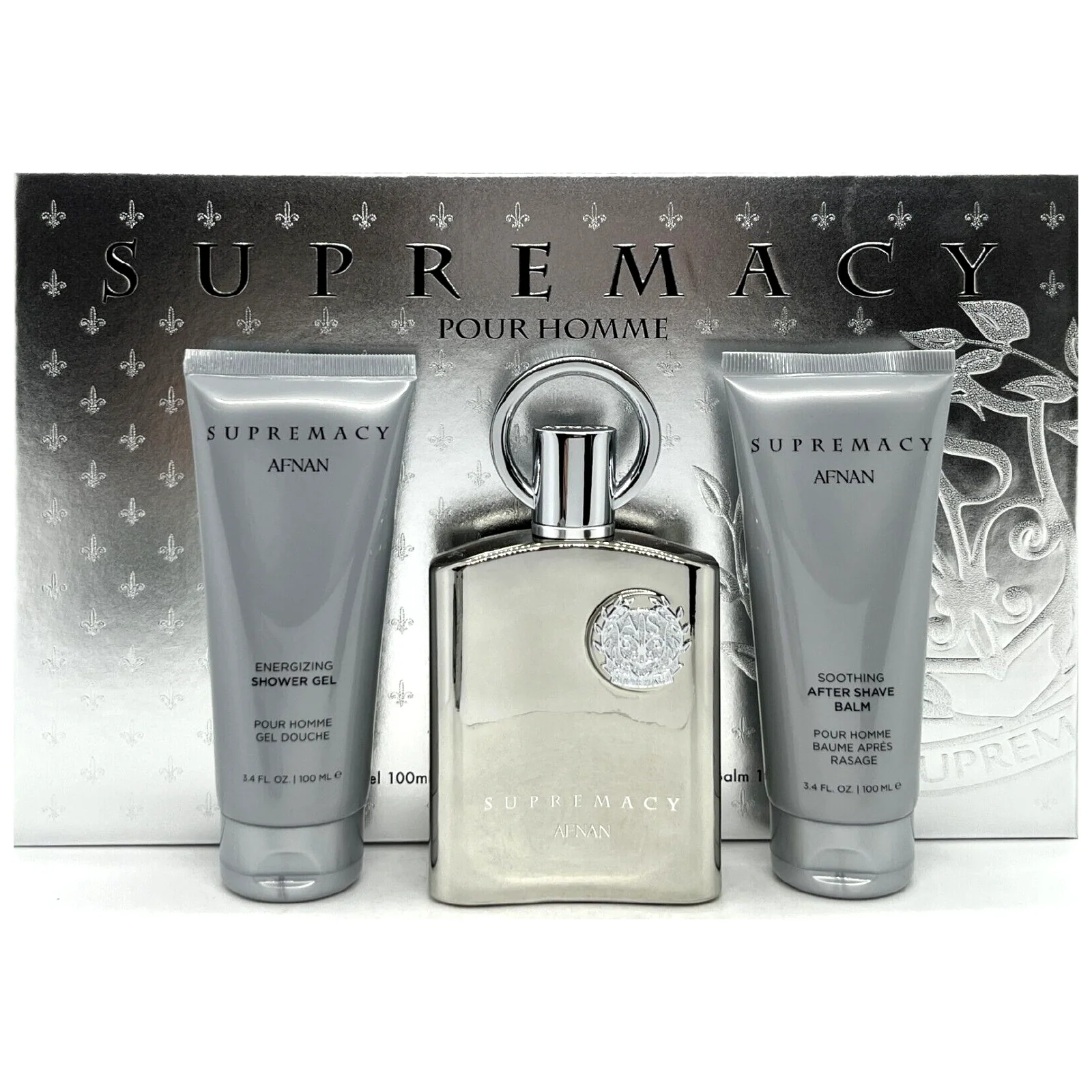 Afnan Supremacy Silver Gift Set for Men - Image 3