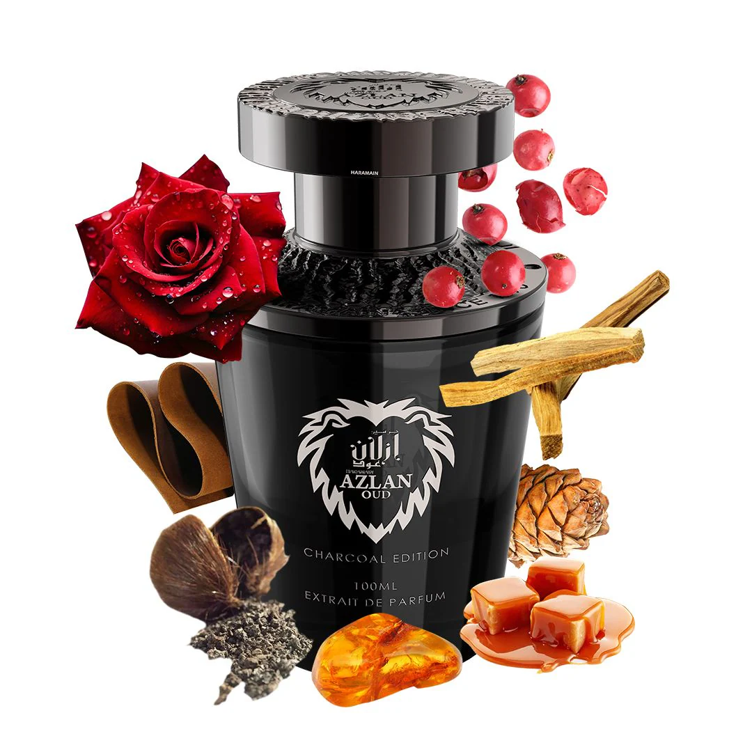 Al Haramain Azlan Oud Charcoal Edition Extrait de Parfum for Men - Image 3