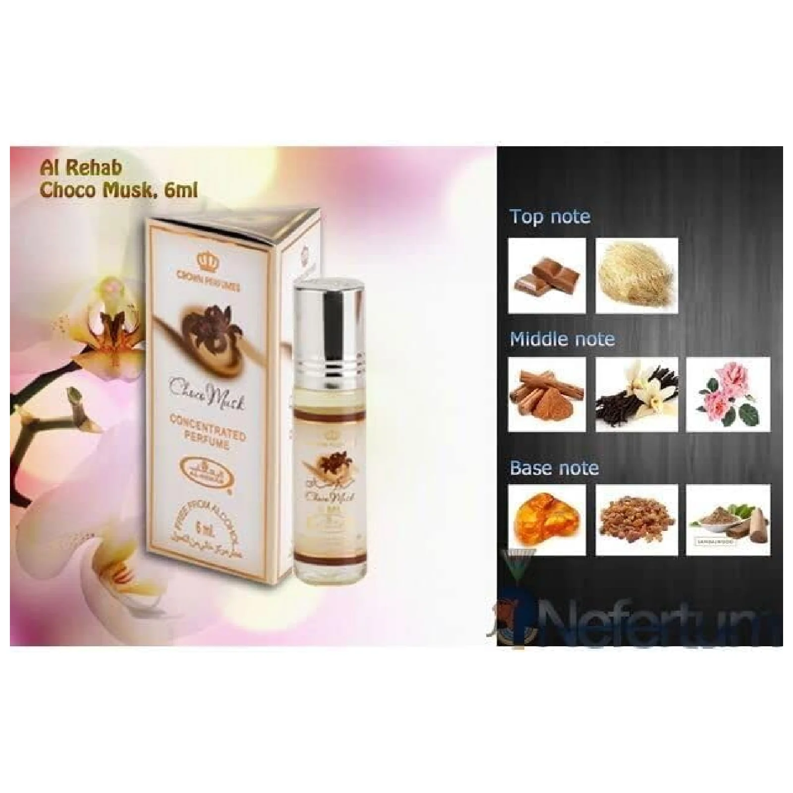 Al-Rehab Choco Musk Concentrated Perfume Oil for Everyone - Image 3