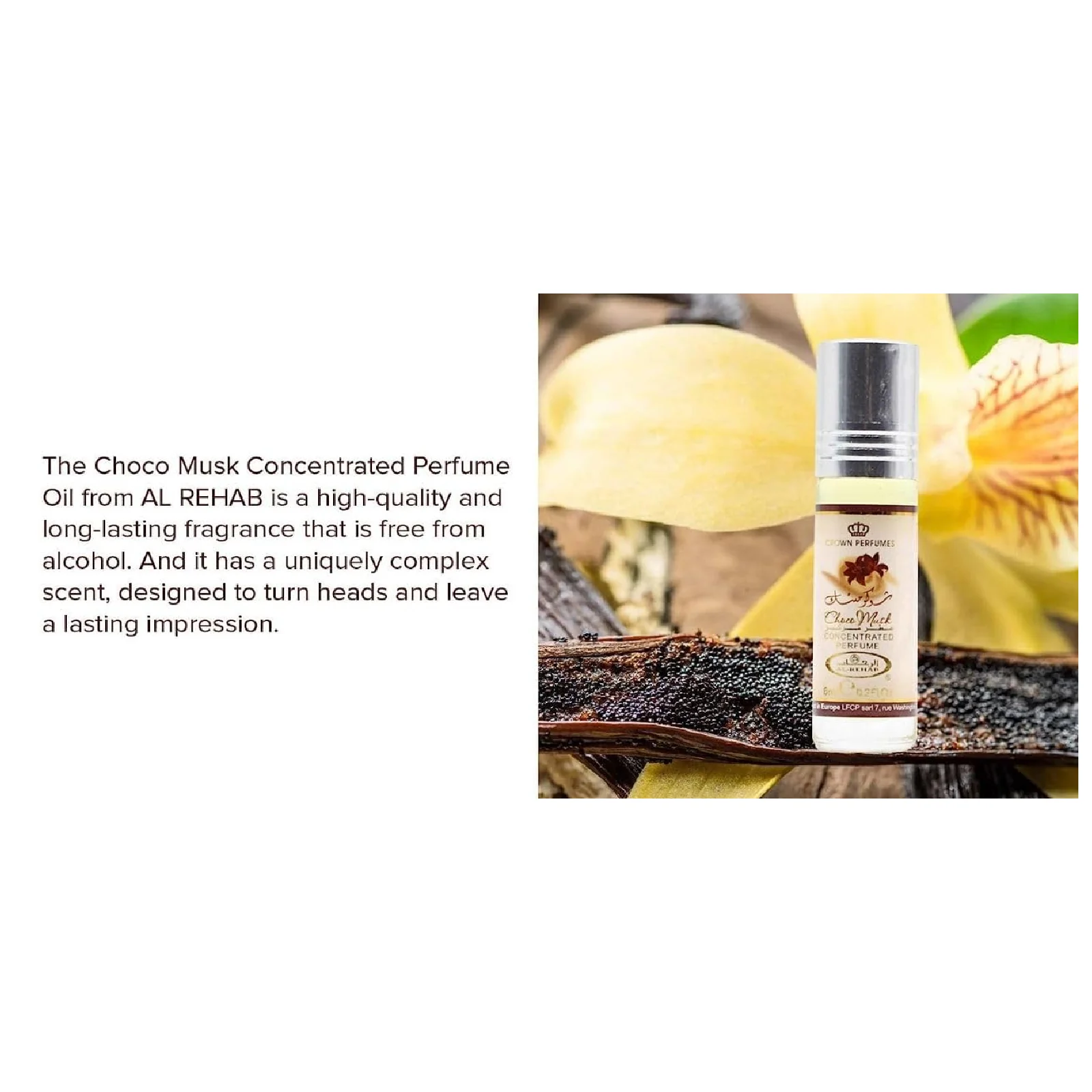 Al-Rehab Choco Musk Concentrated Perfume Oil for Everyone - Image 4