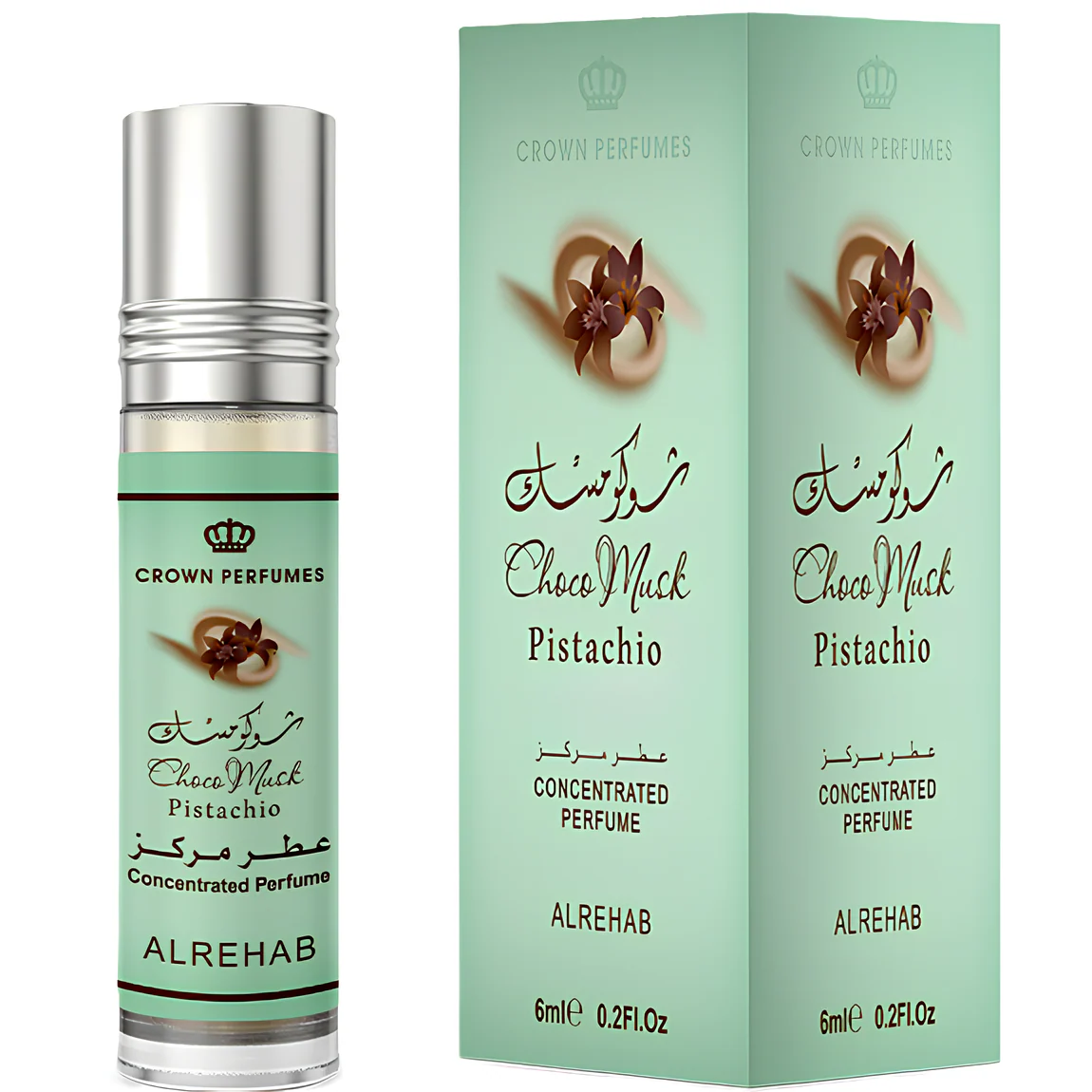 Al-Rehab Choco Musk Pistachio Concentrated Perfume Oil for Everyone - Image 2