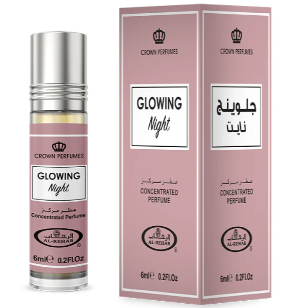 Al-Rehab Glowing Night Concentrated Perfume Roller Ball for Women - Image 2
