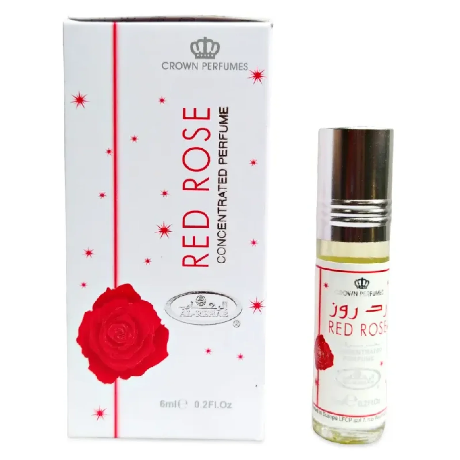 Al-Rehab Red Rose Concentrated Perfume Oil for Women - Image 2