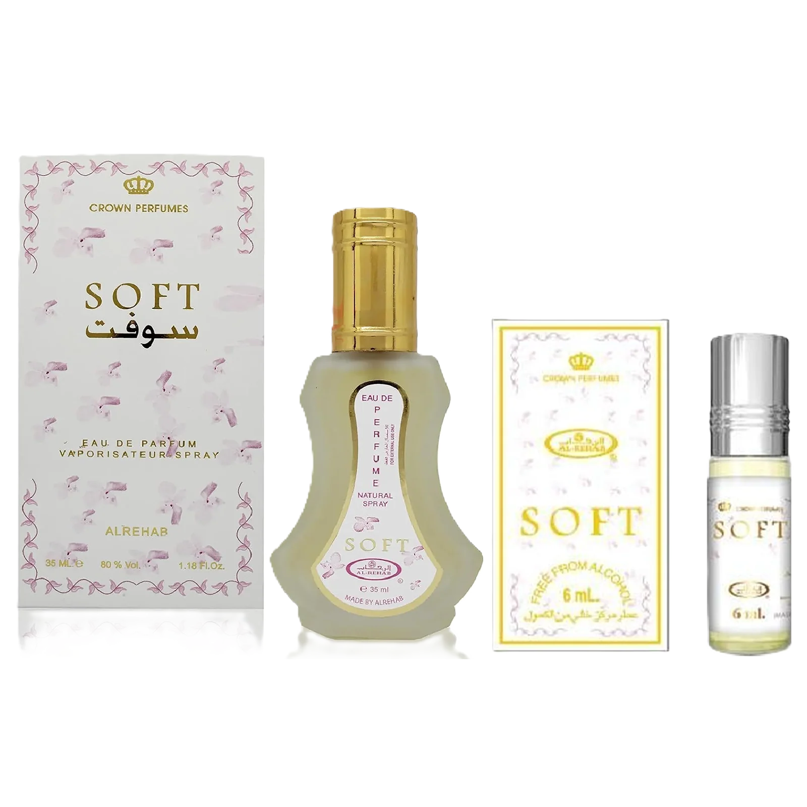 Al-Rehab Soft 2 Pcs Fragrance Bundle for Women - Image 2