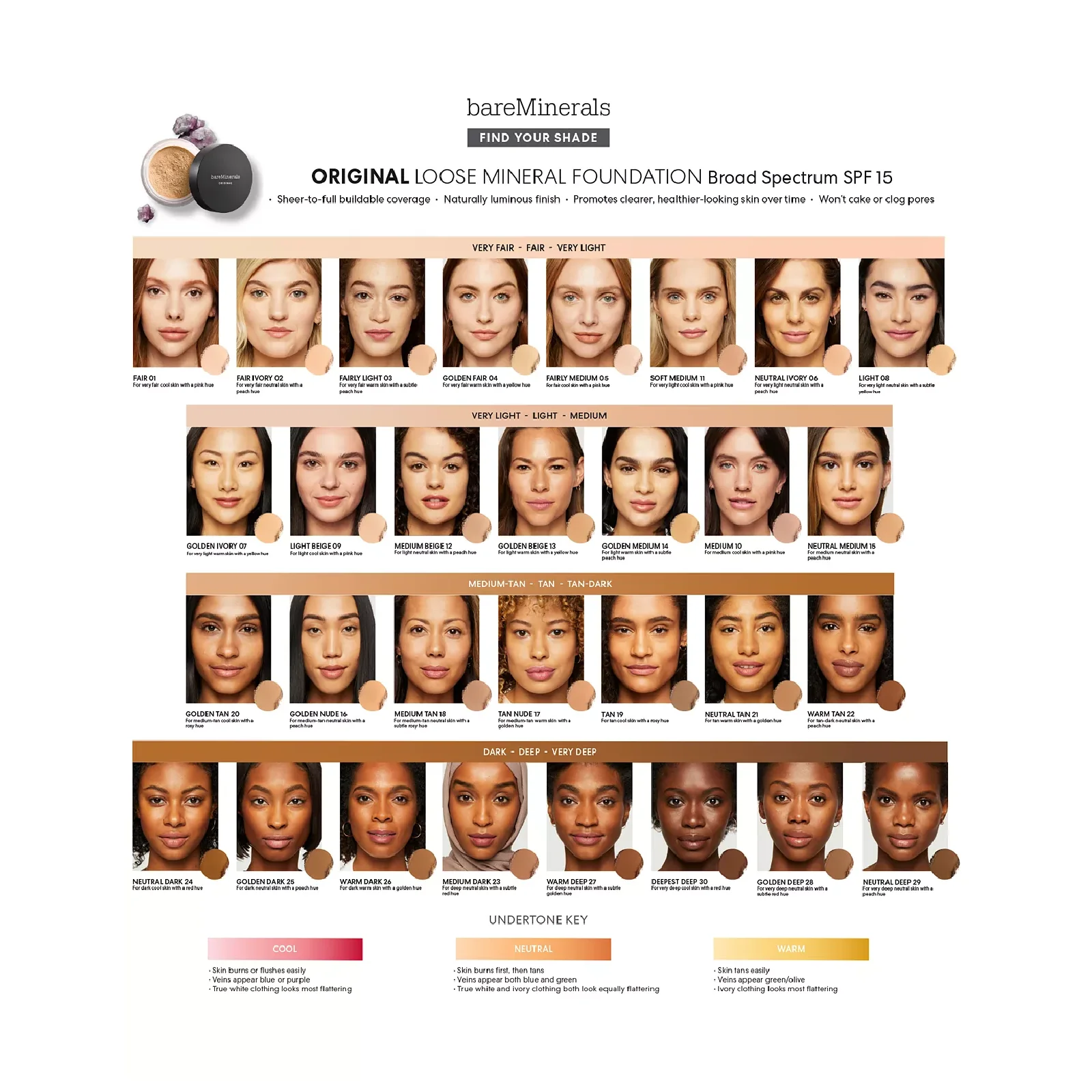 Bareminerals Original Loose Powder Foundation SPF 15 - Image 51
