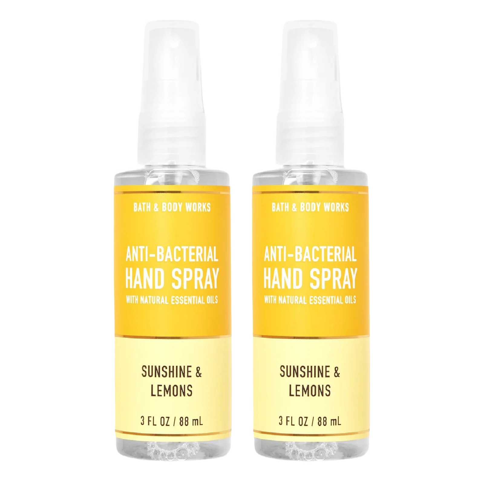Bath & Body Works Sunshine & Lemons Anti Bacterial Hand Spray for Everyone - Image 2