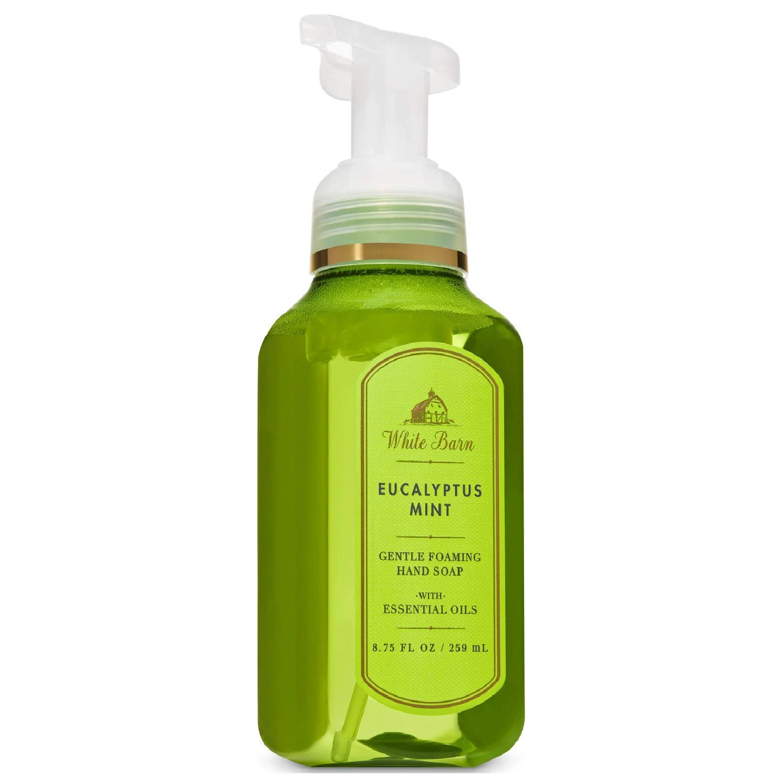 Bath & Body Works White Barn Eucalyptus Mint Gentle Foaming Hand Soap for Everyone