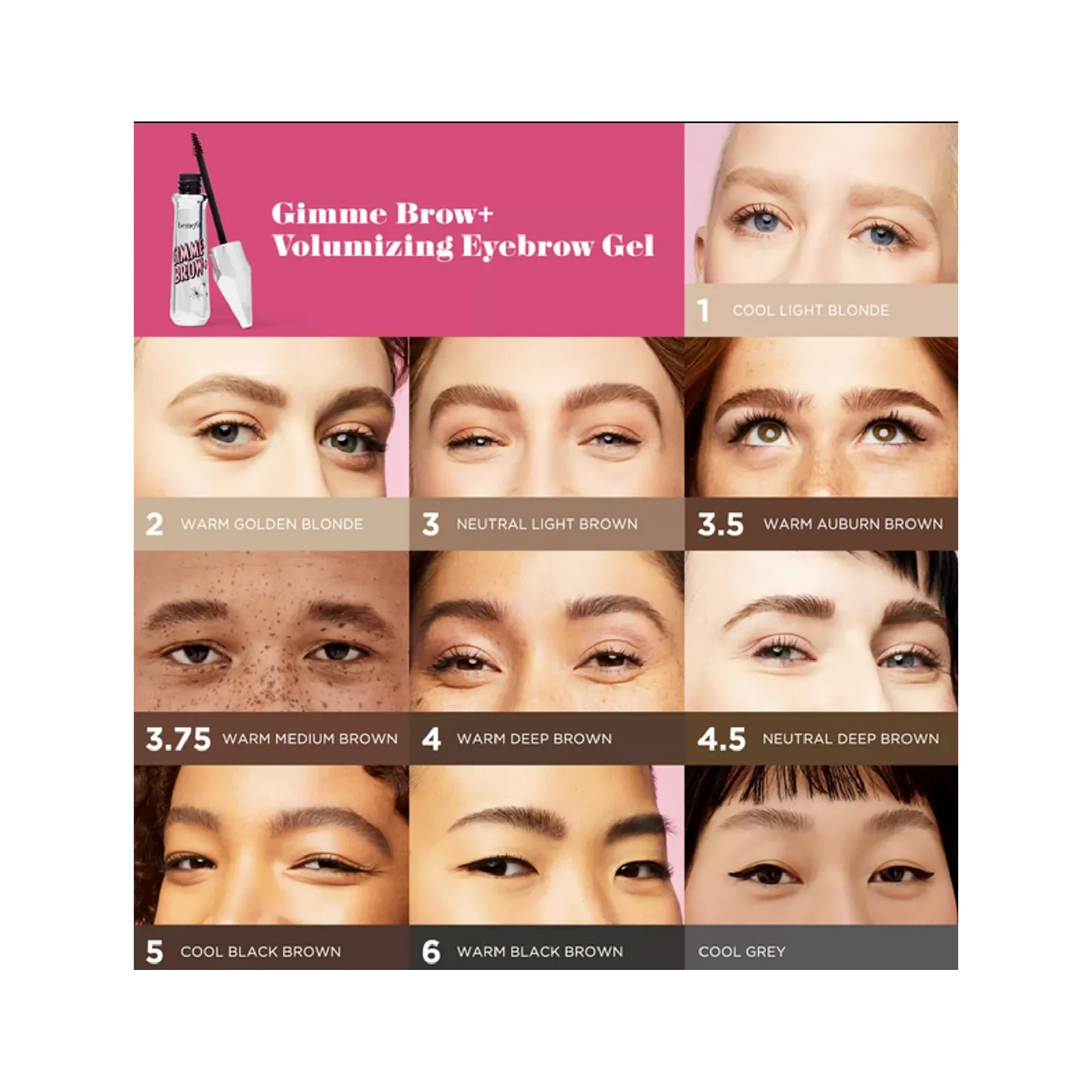 Benefit Gimme Brow+ Brow-Volumizing Fiber Gel - Image 21