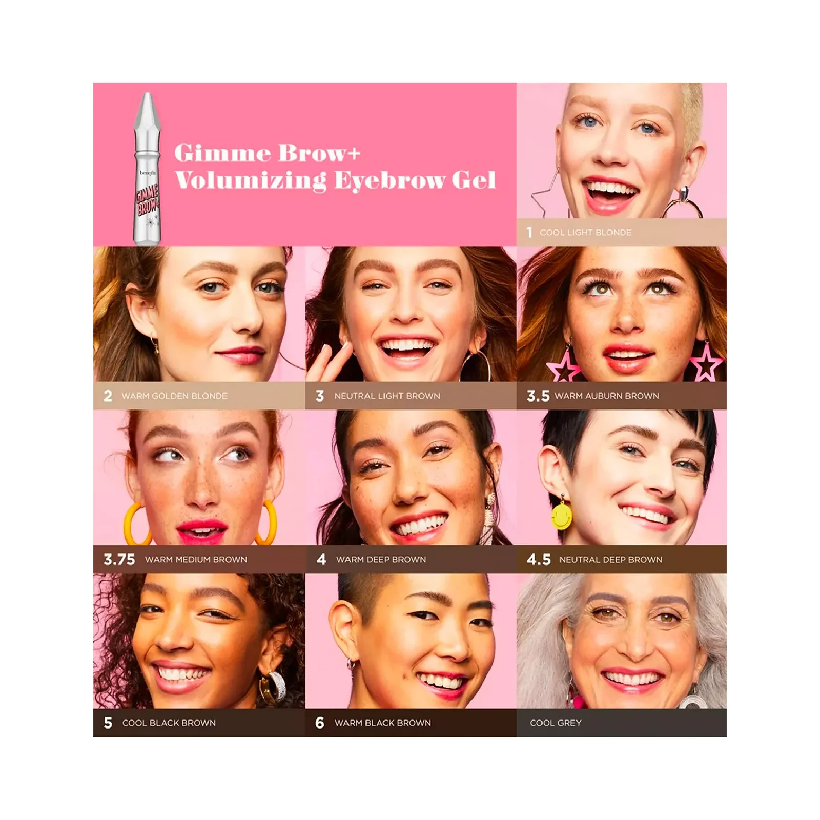 Benefit Gimme Brow+ Brow-Volumizing Fiber Gel - Image 28
