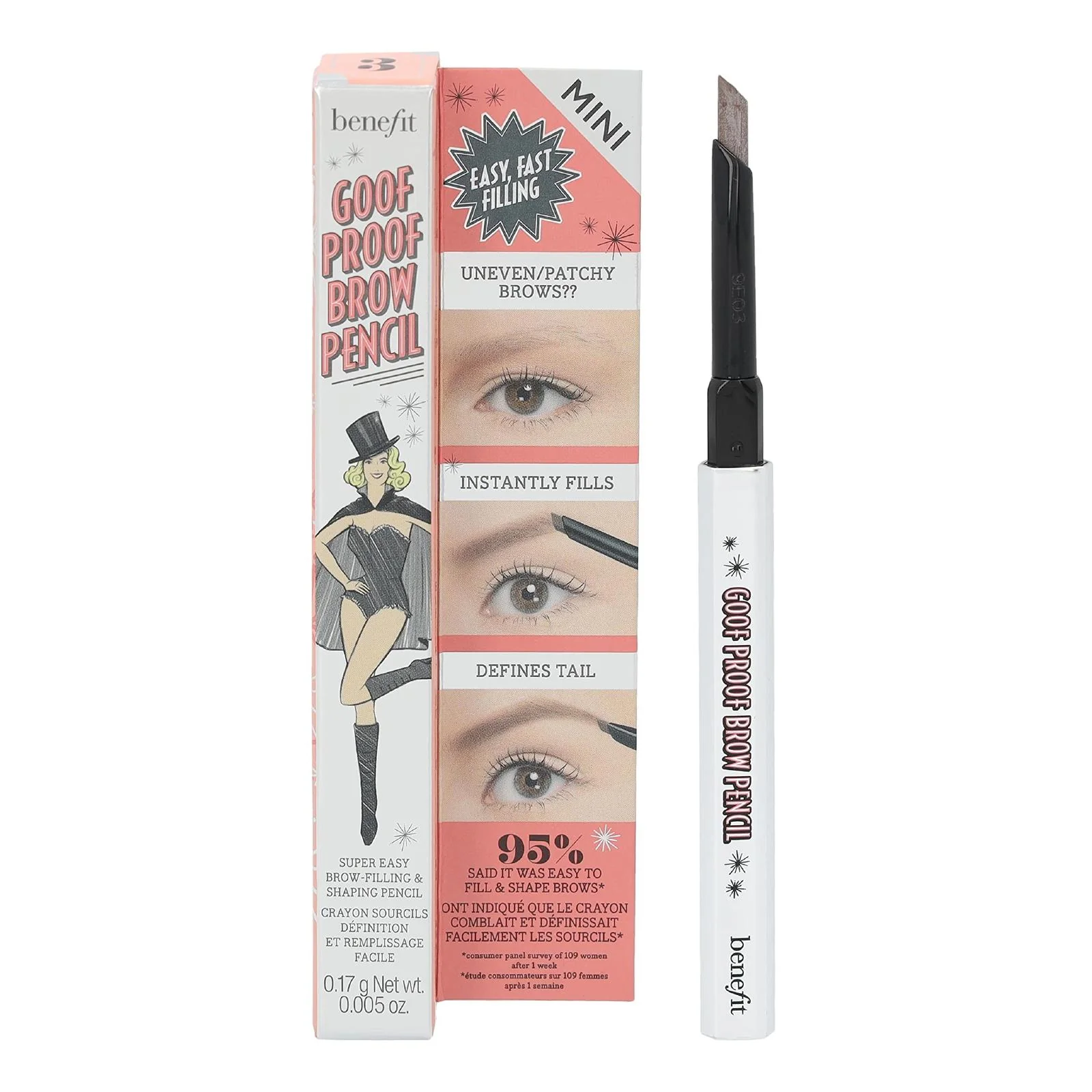 Benefit Goof Proof Brow Super Easy Brow-Filling & Shaping Pencil - Image 13