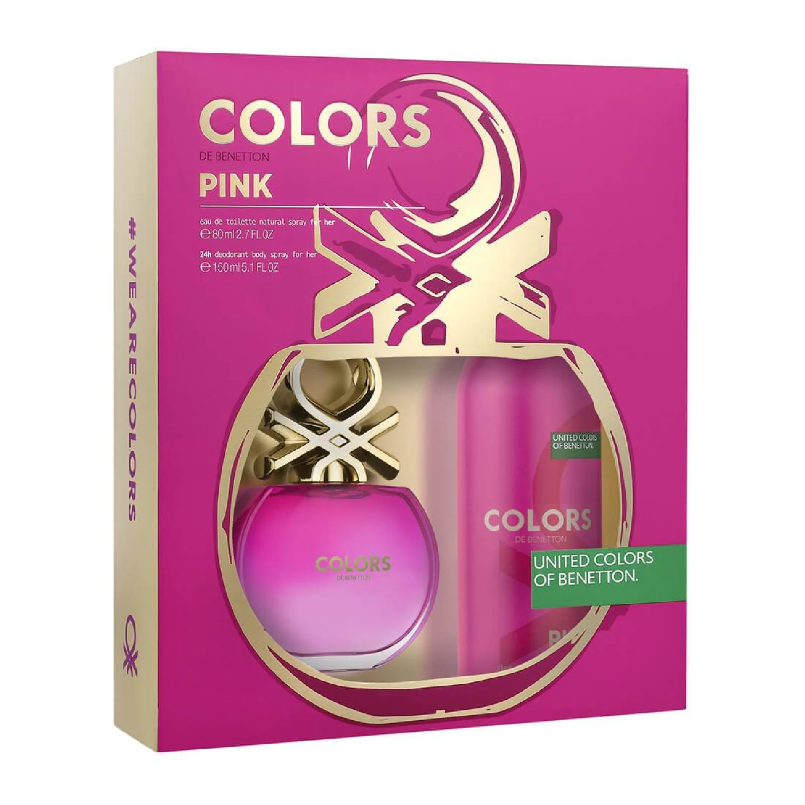Benetton Colors Pink Gift Set for Women - Image 2