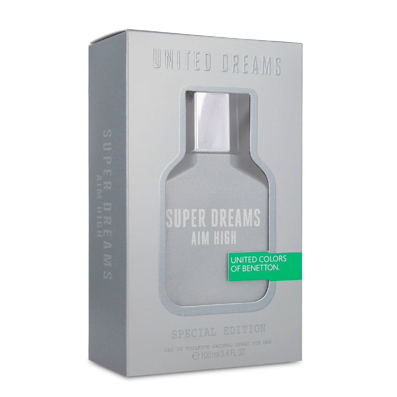 Benetton Super Dreams Aim High Eau de Toilette for Men - Image 3