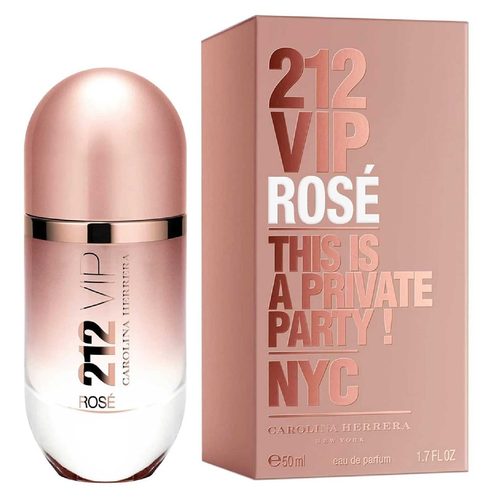 Carolina Herrera 212 Vip Rose Eau de Parfum for Women - Image 2