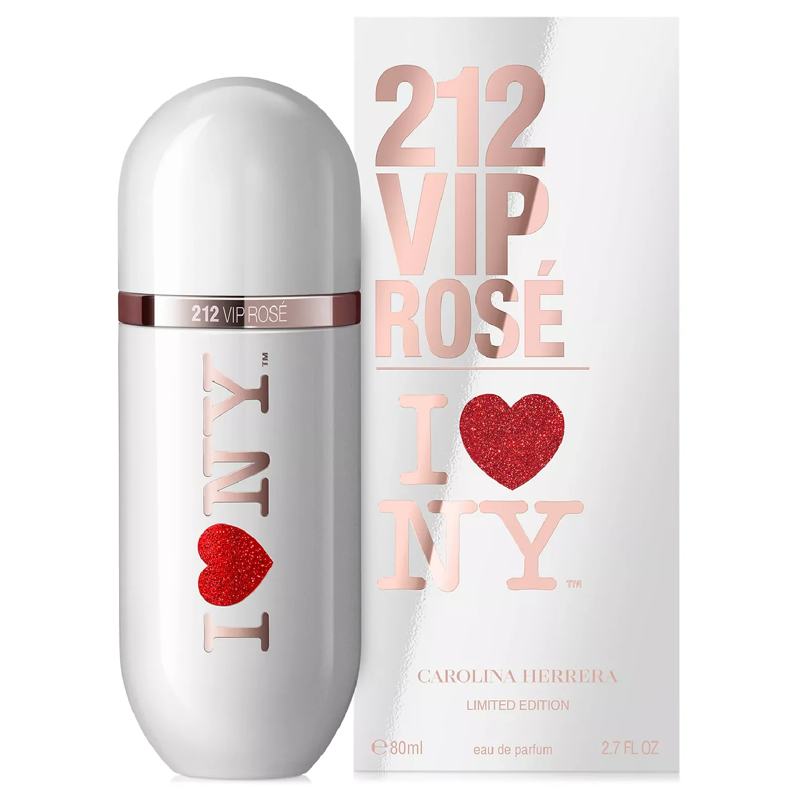 Carolina Herrera 212 VIP Rose I Love NY Limited Edition Eau de Parfum for Women - Image 3