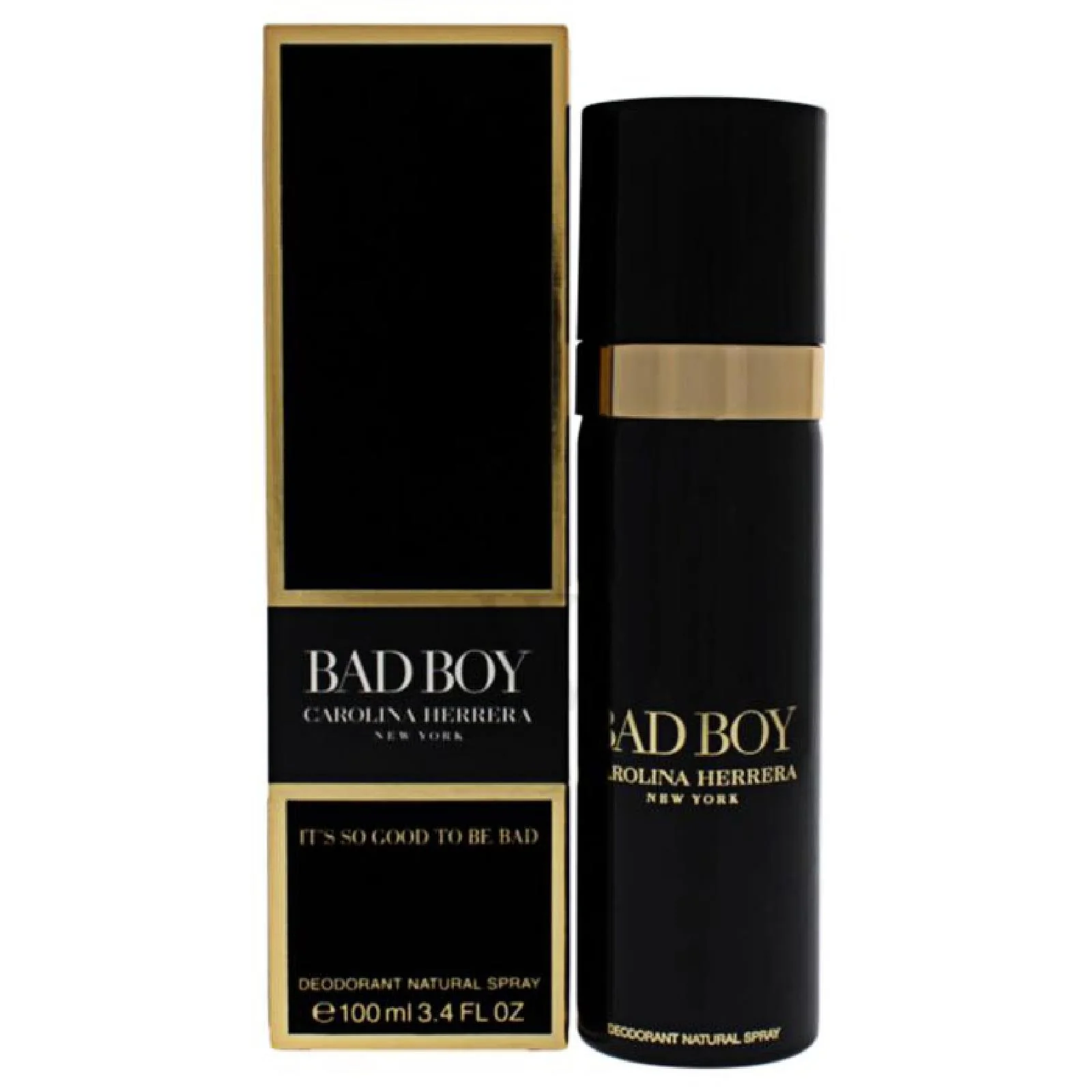 Carolina Herrera Bad Boy Deodorant Spray for Men - Image 2