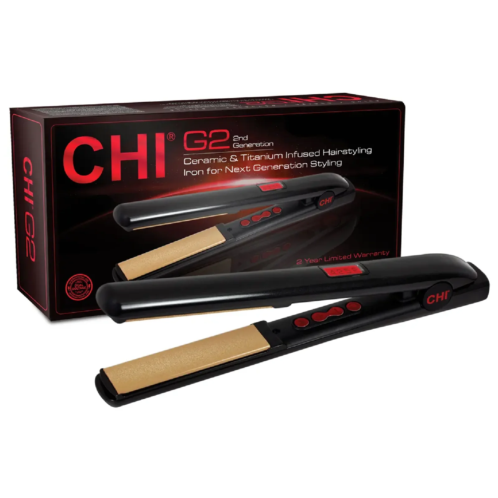 CHI G2 Ceramic & Titanium Infused Hairstying Iron - Image 2