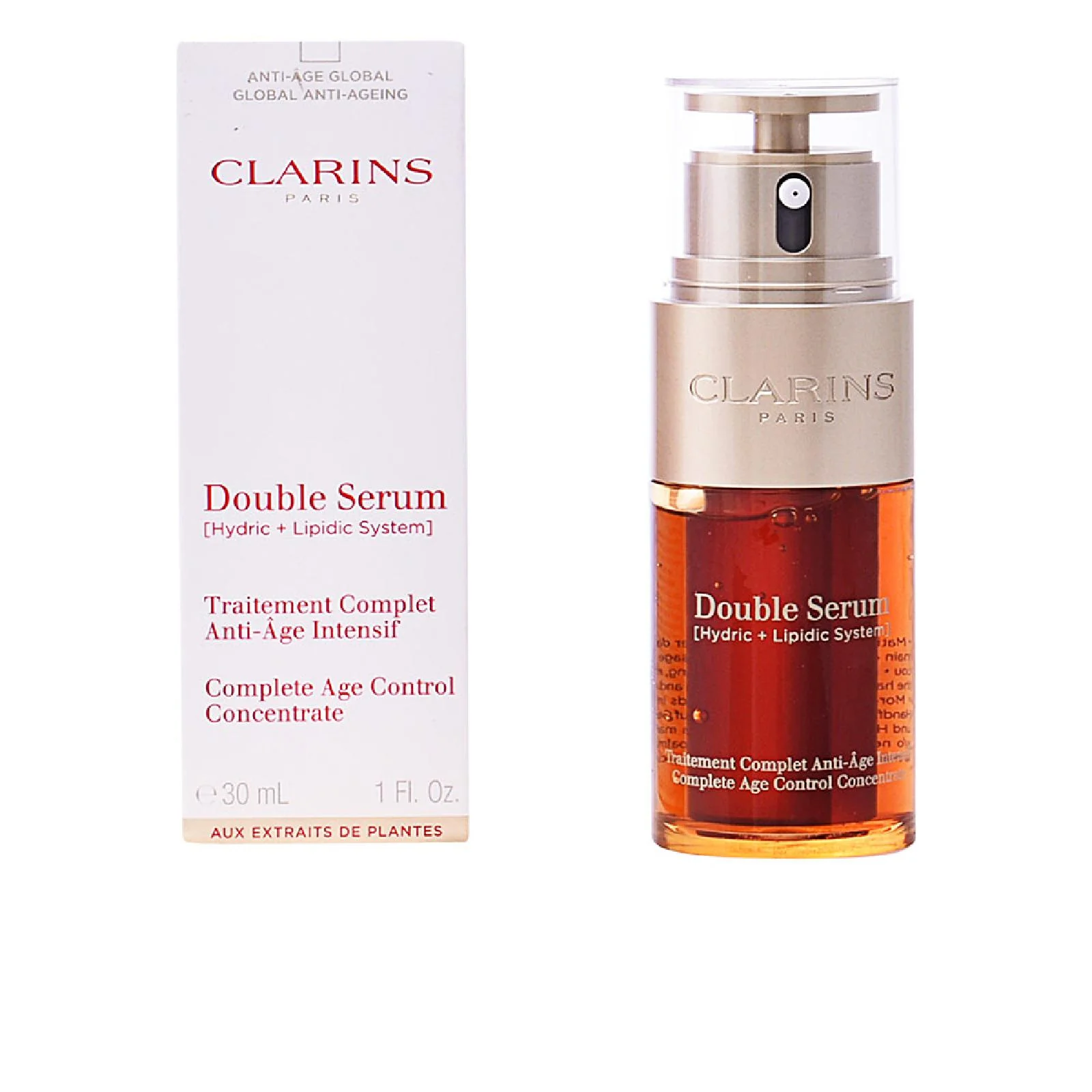 Clarins Double Serum Complete Age Control Concentrate for Women - Image 3