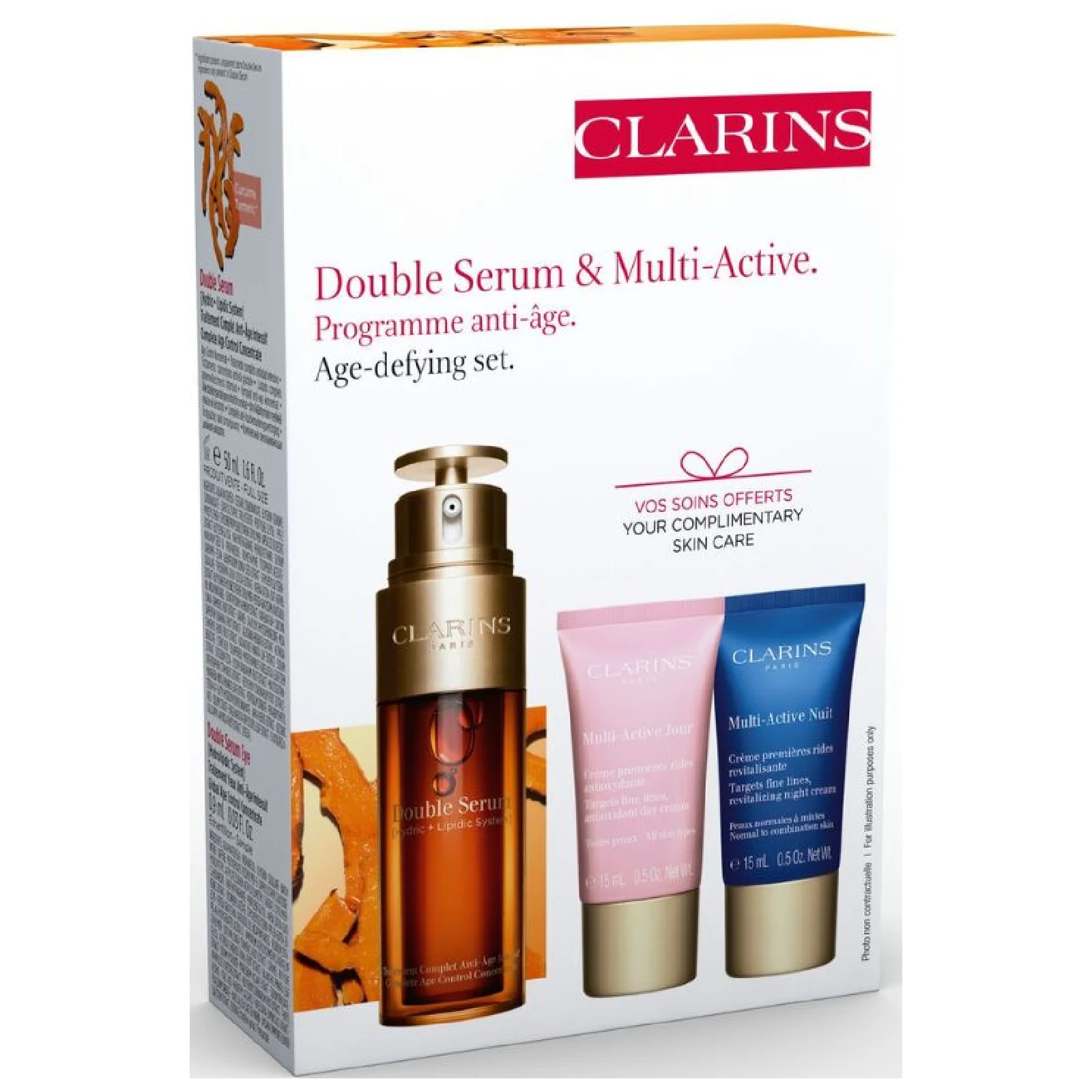 Clarins Double Serum & Multi Active Gift Set for Women - Image 2