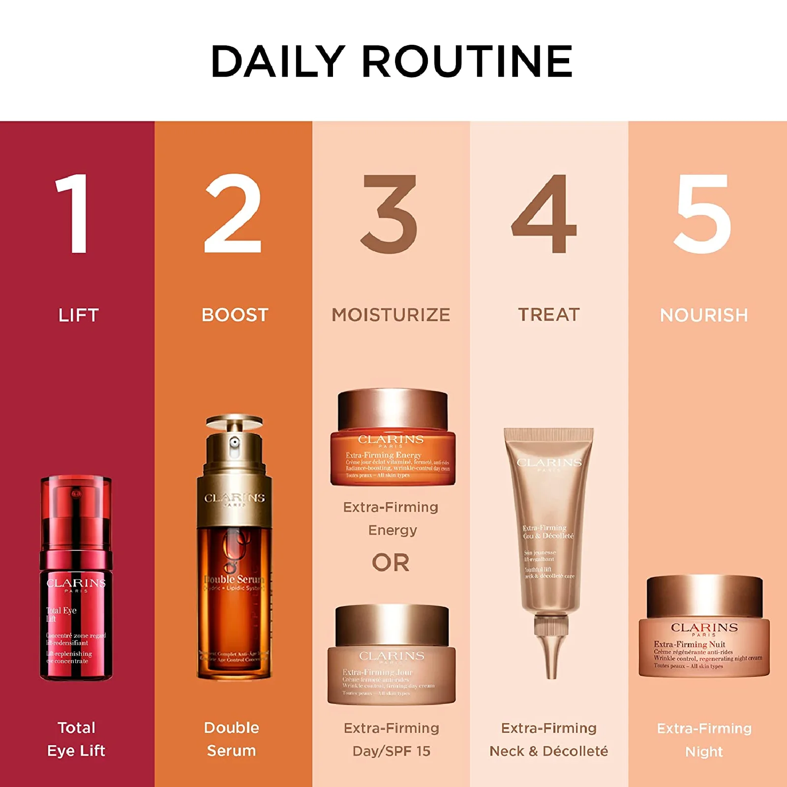 Clarins Extra Firming Energy Radience-Boosting Wrinkle Control for Women - Image 8