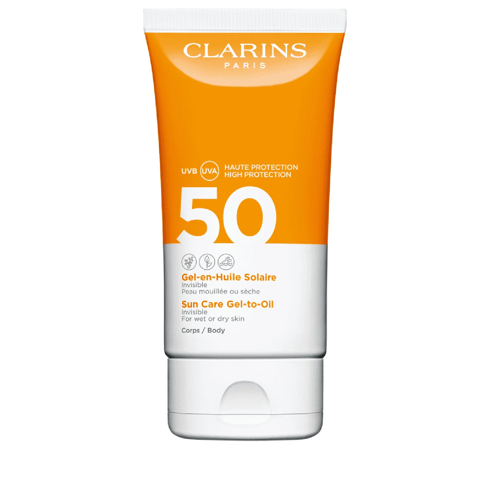 Clarins Sun Care Gel to Oil SPF50 for Everyone - Image 3