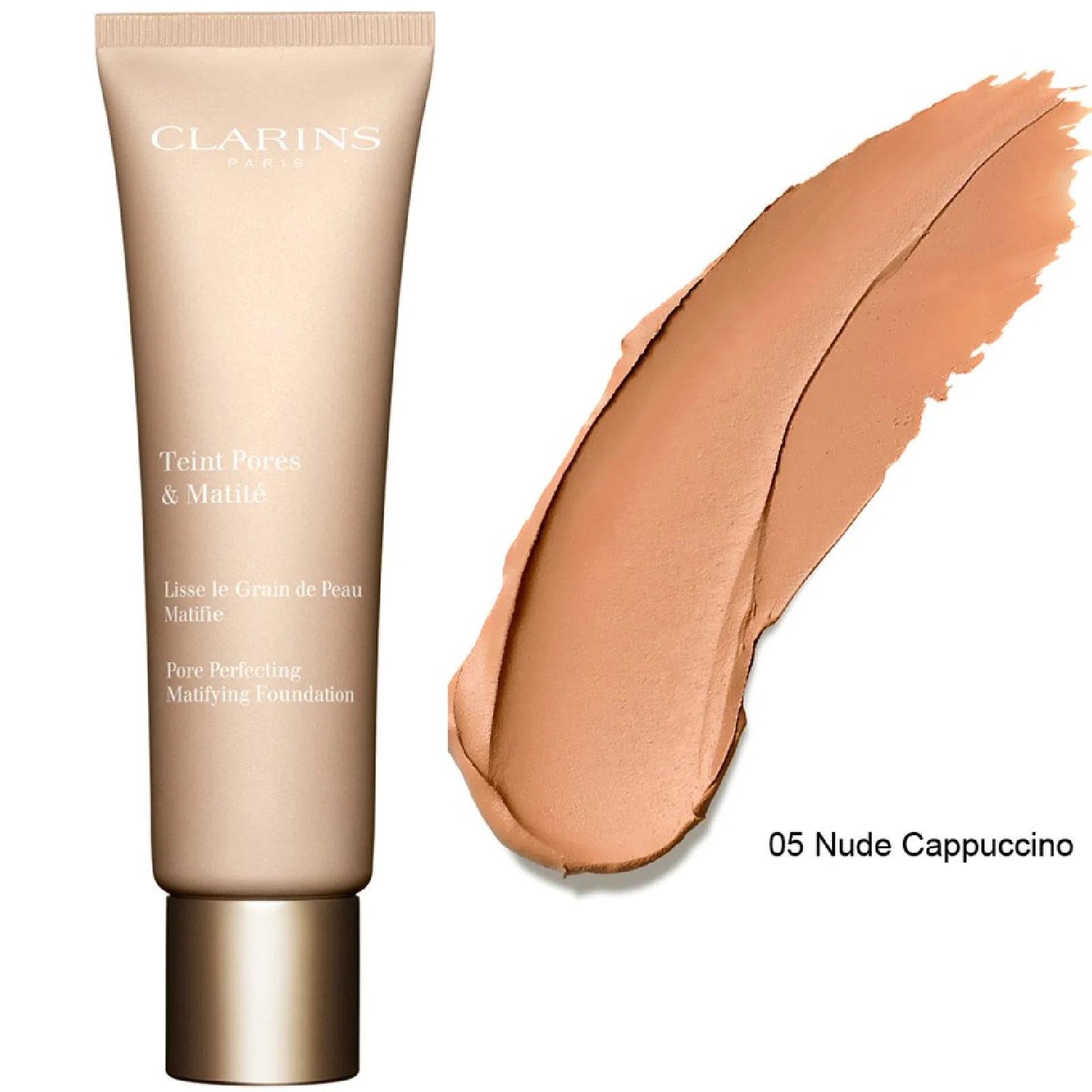 Clarins Teint Pores and Matite Pore Perfecting Matifying Foundation - Image 2