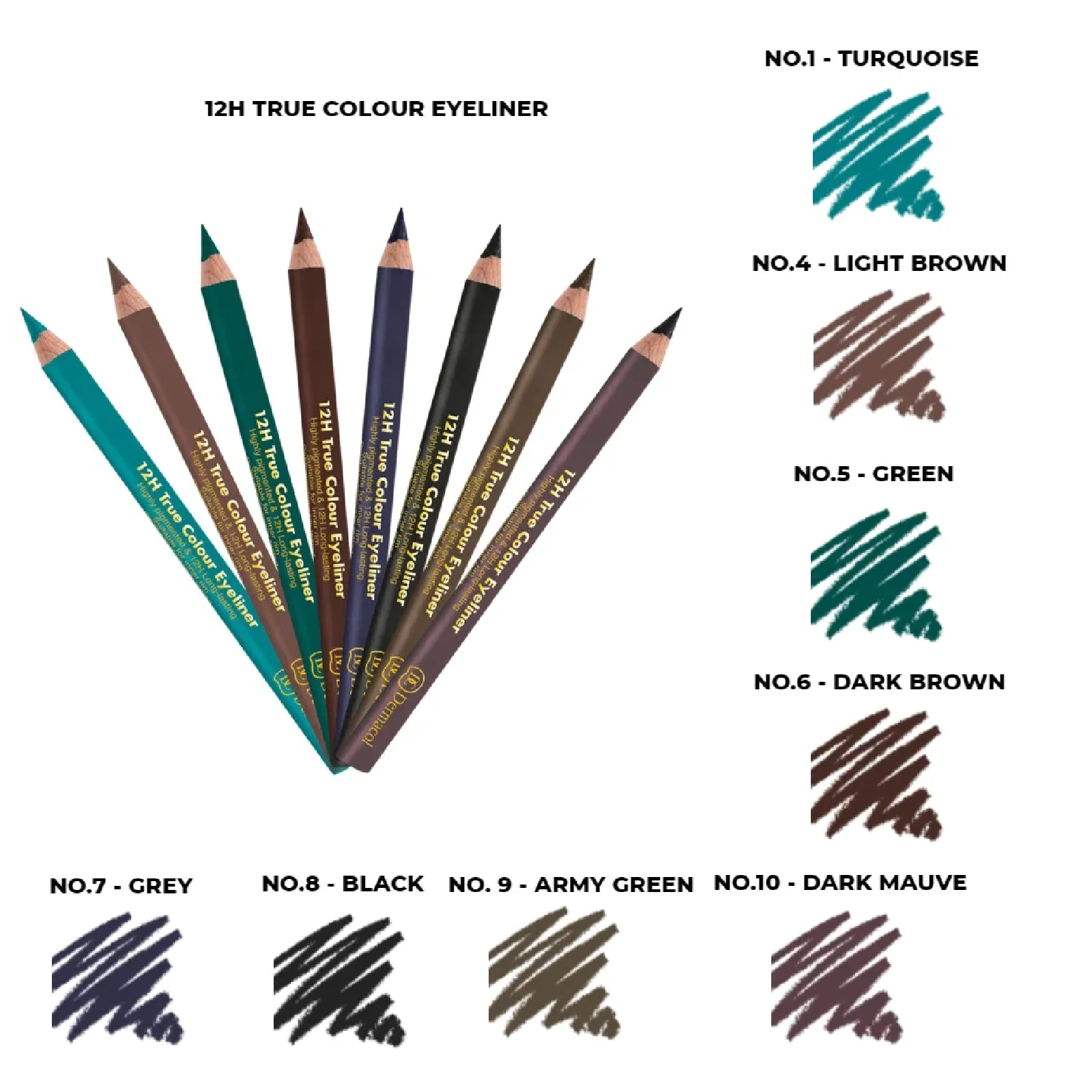 Dermacol 12h True Colour Eyeliner for Women - Image 7
