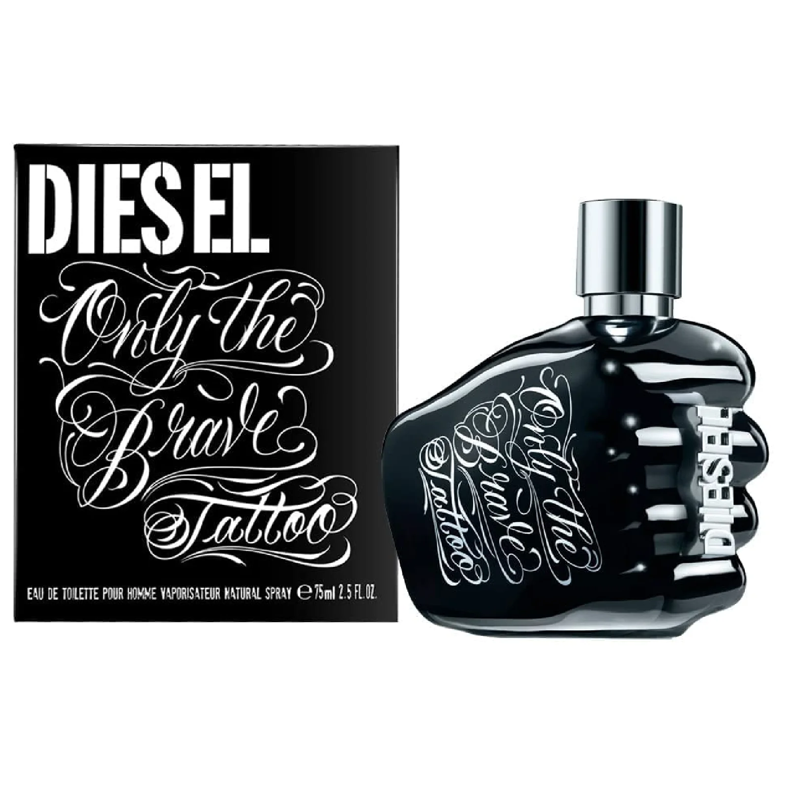 Diesel Only The Brave Tattoo Eau de Toilette for Men - Image 2