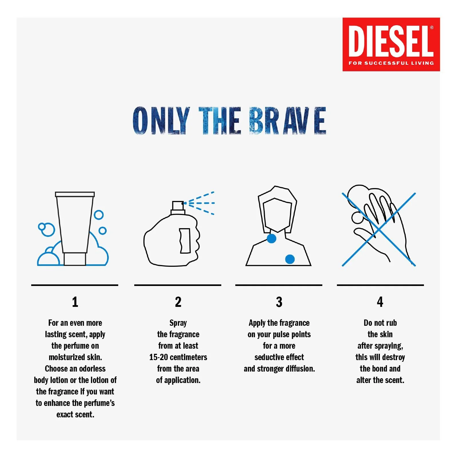 Diesel Only The Brave Tattoo Eau de Toilette for Men - Image 6