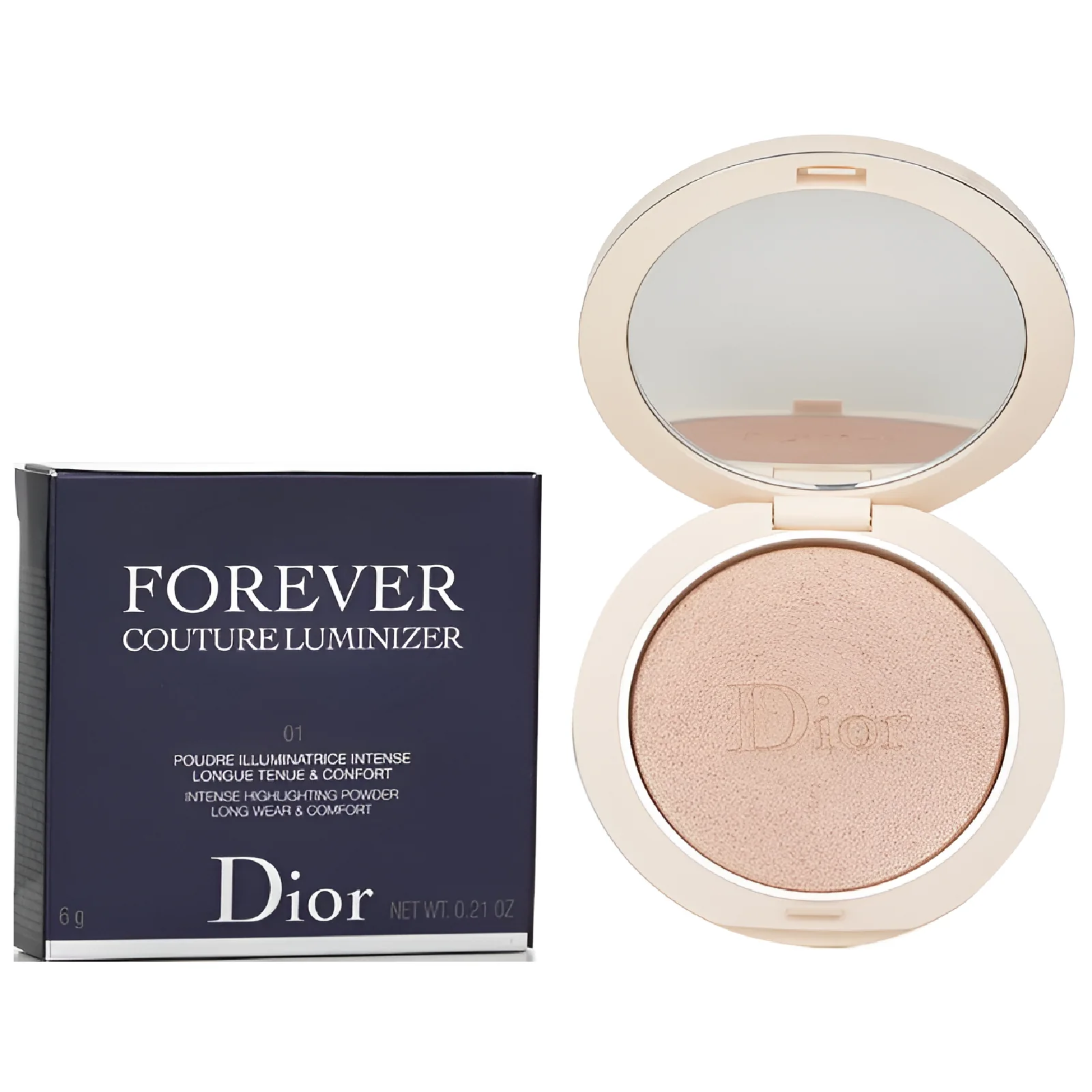 Dior Forever Couture Luminizer Intense Highlighting Powder 01 - Image 2
