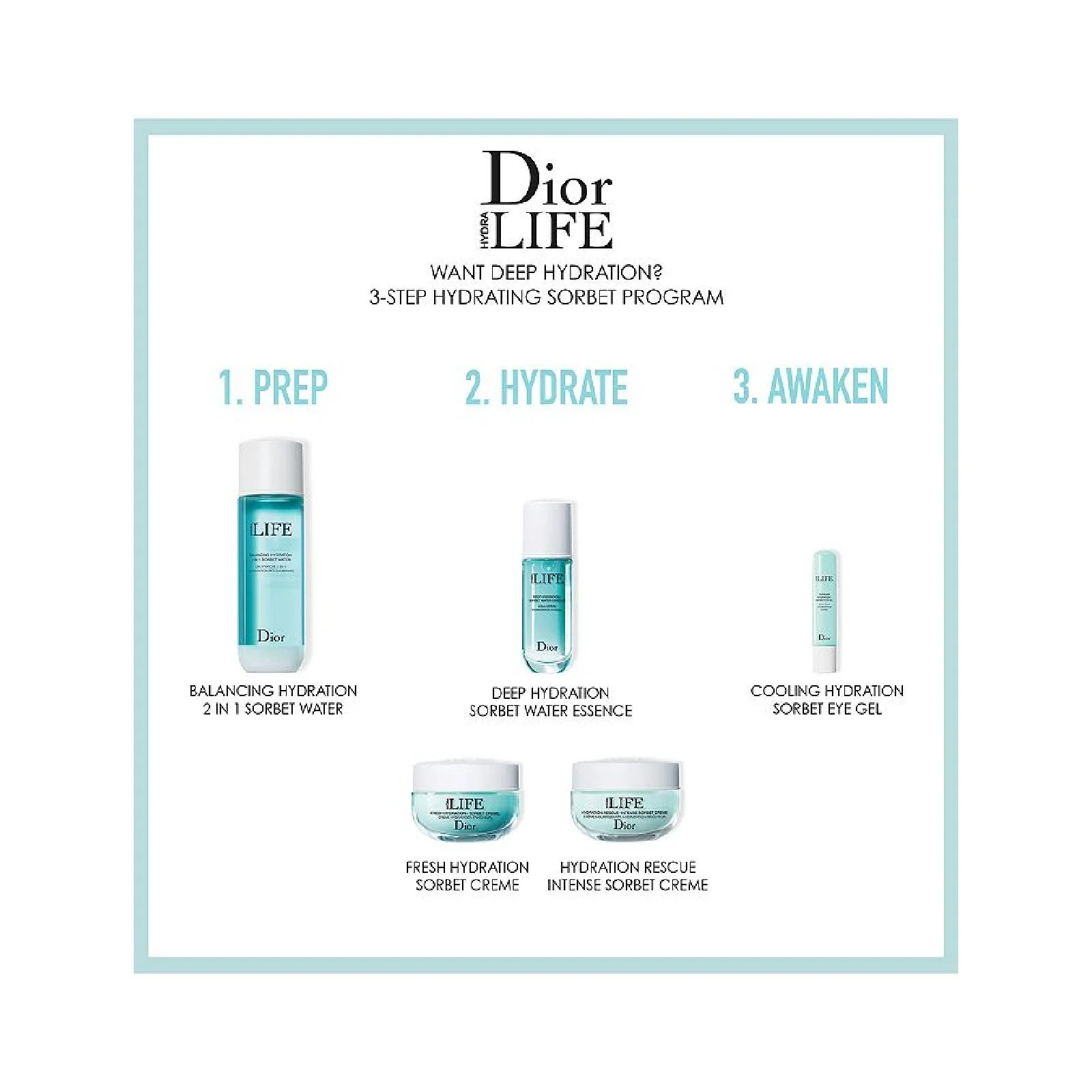 Dior Hydra Life Balancing Hydration 2 In 1 Sorbet Water for Women - Image 5