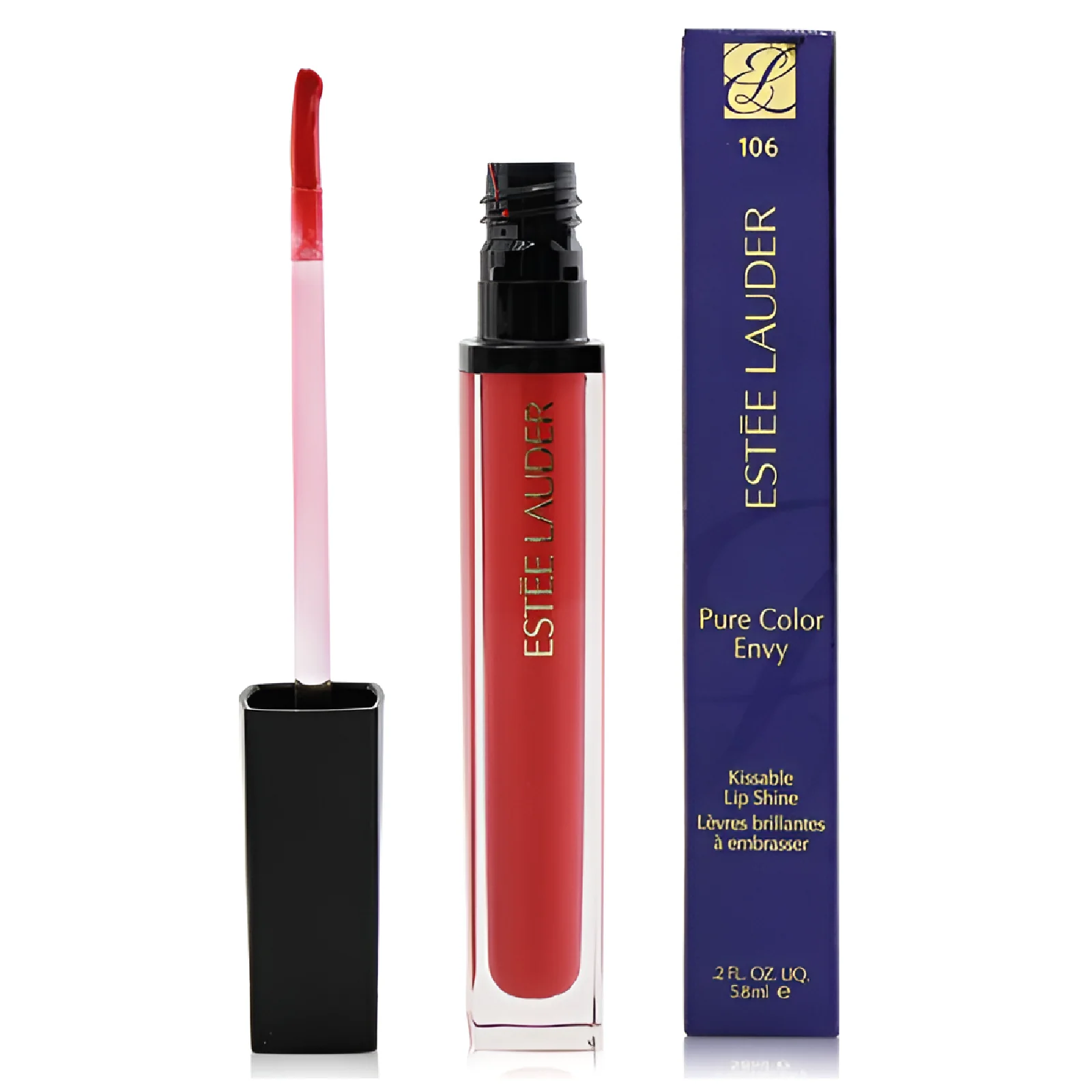 Estee Lauder Pure Color Envy Kissable Lip Shine 106 Tempt & Tease - Image 3