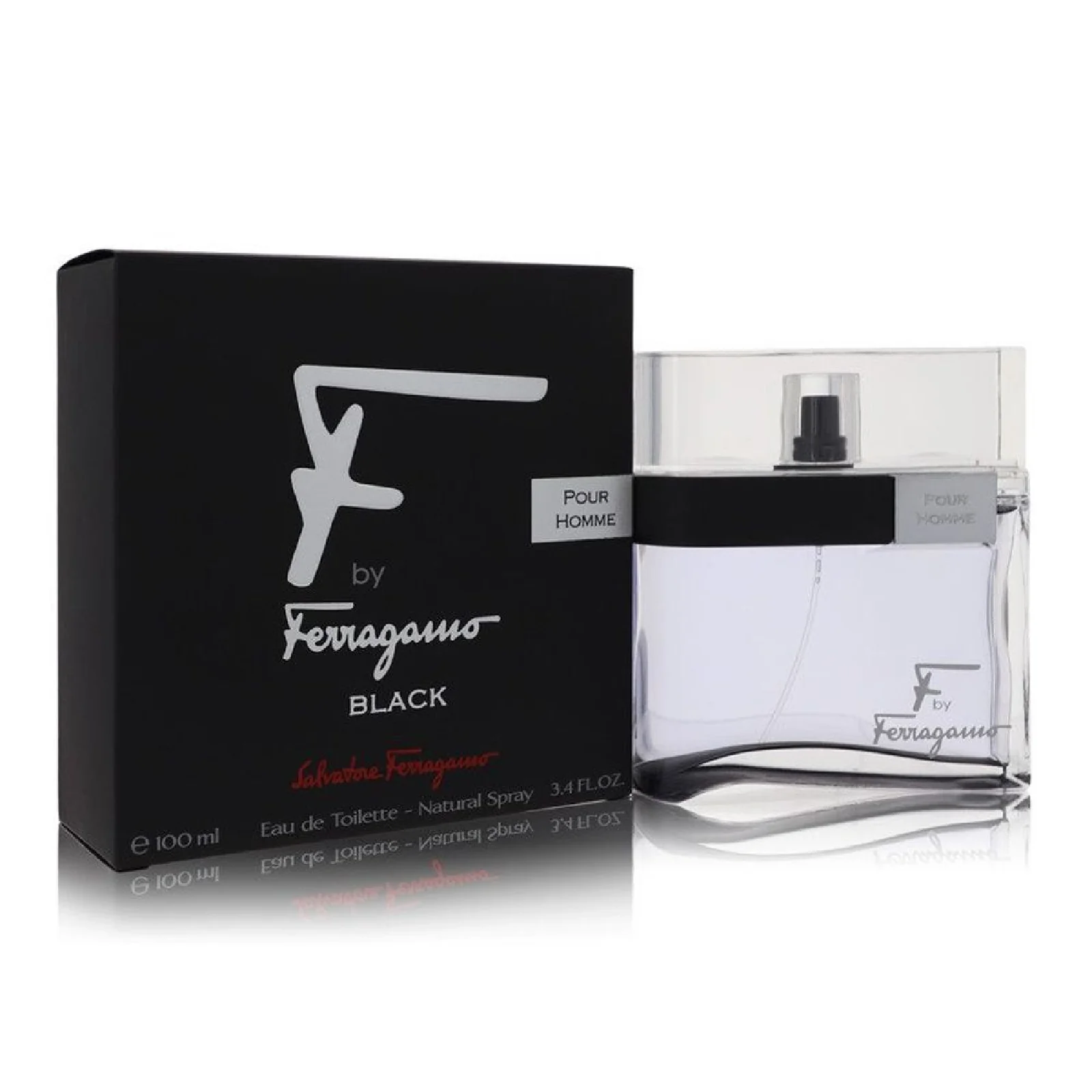 Ferragamo F Black Eau de Toilette for Men - Image 4