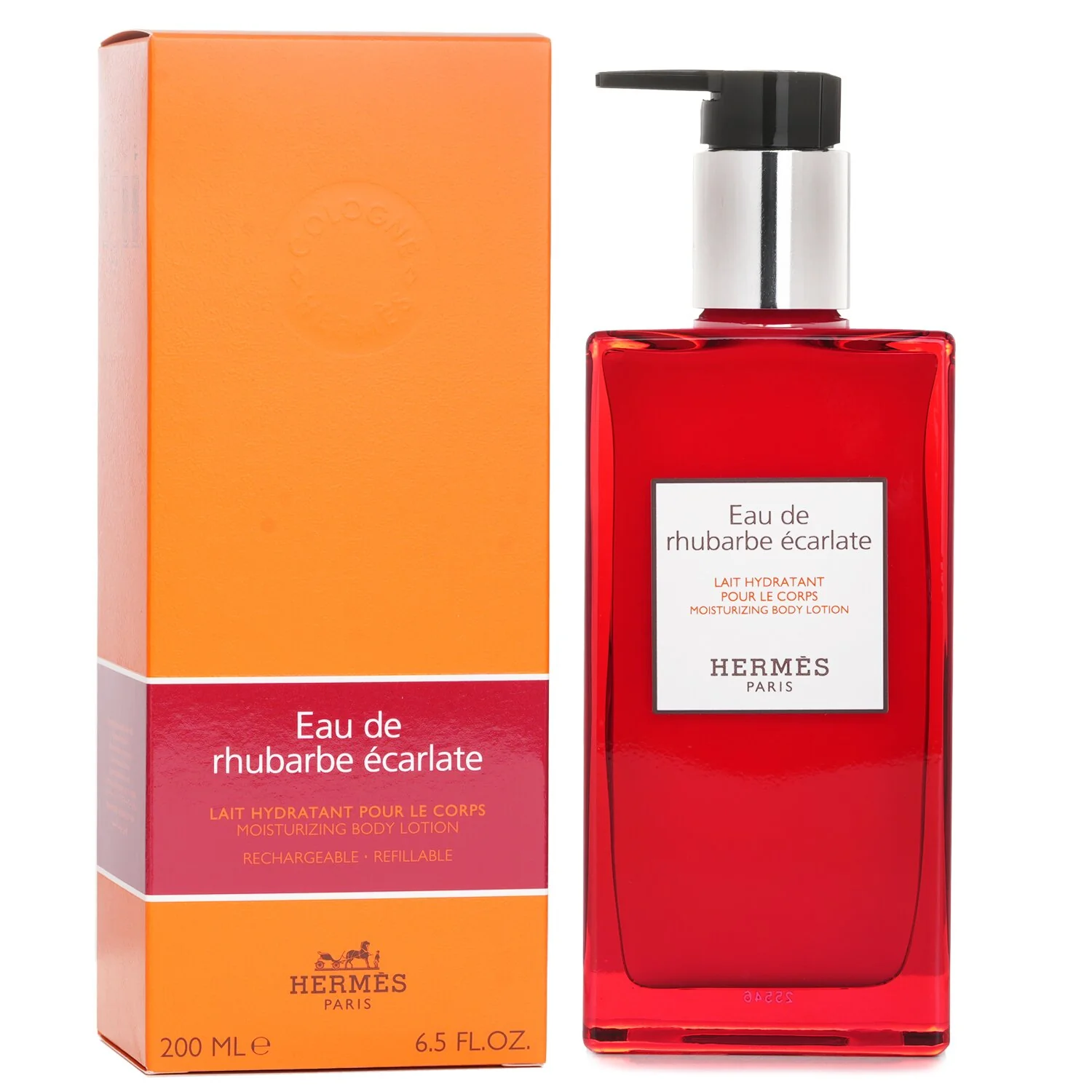 Hermes Eau De Rhubarbe Ecarlate Body Lotion - Image 2