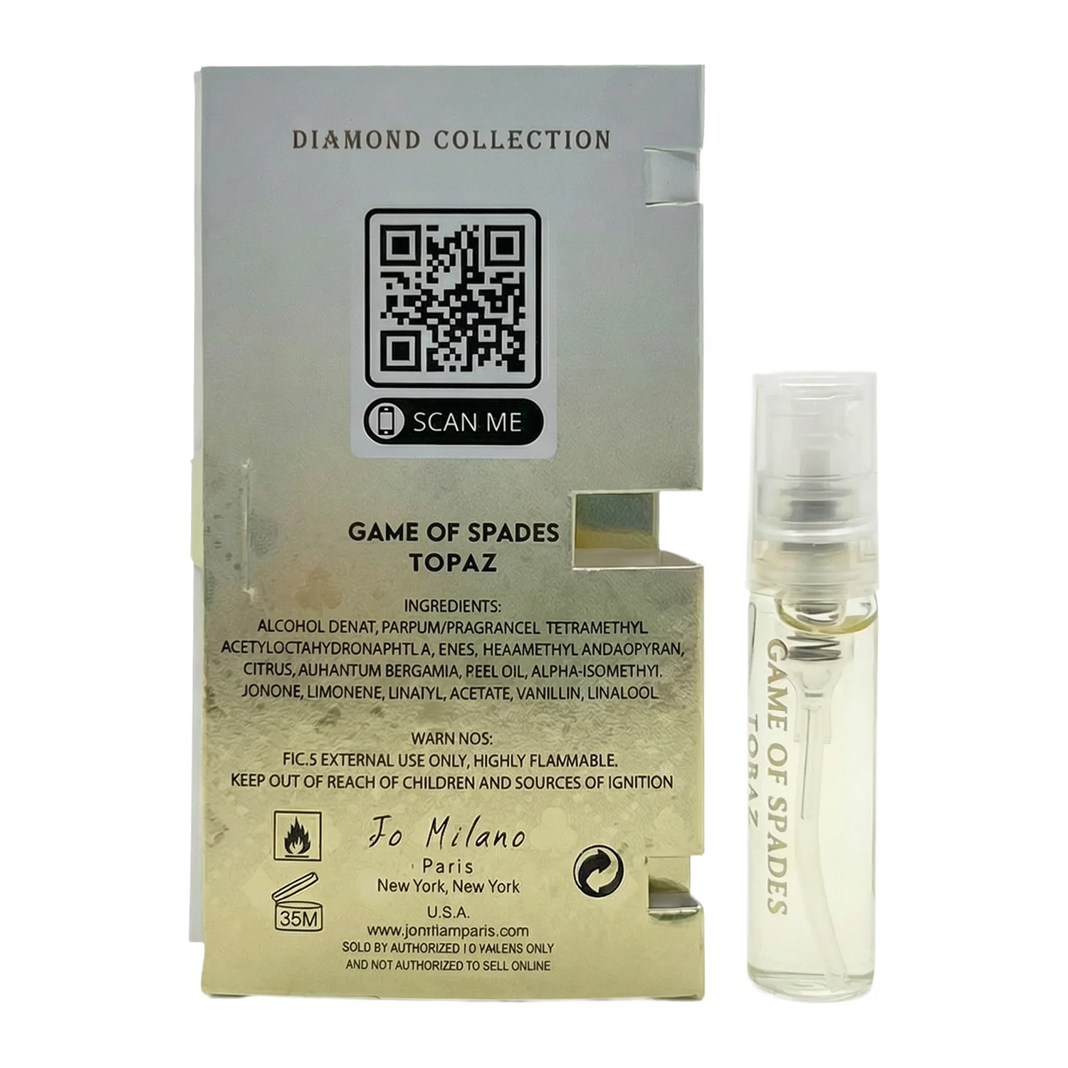 Jo Milano Game of Spades Topaz Parfum for Everyone - Image 6
