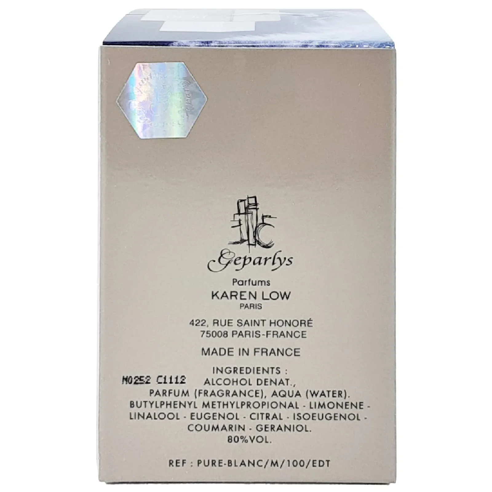 Karen Low Pure Blanc Eau de Toilette for Men - Image 2