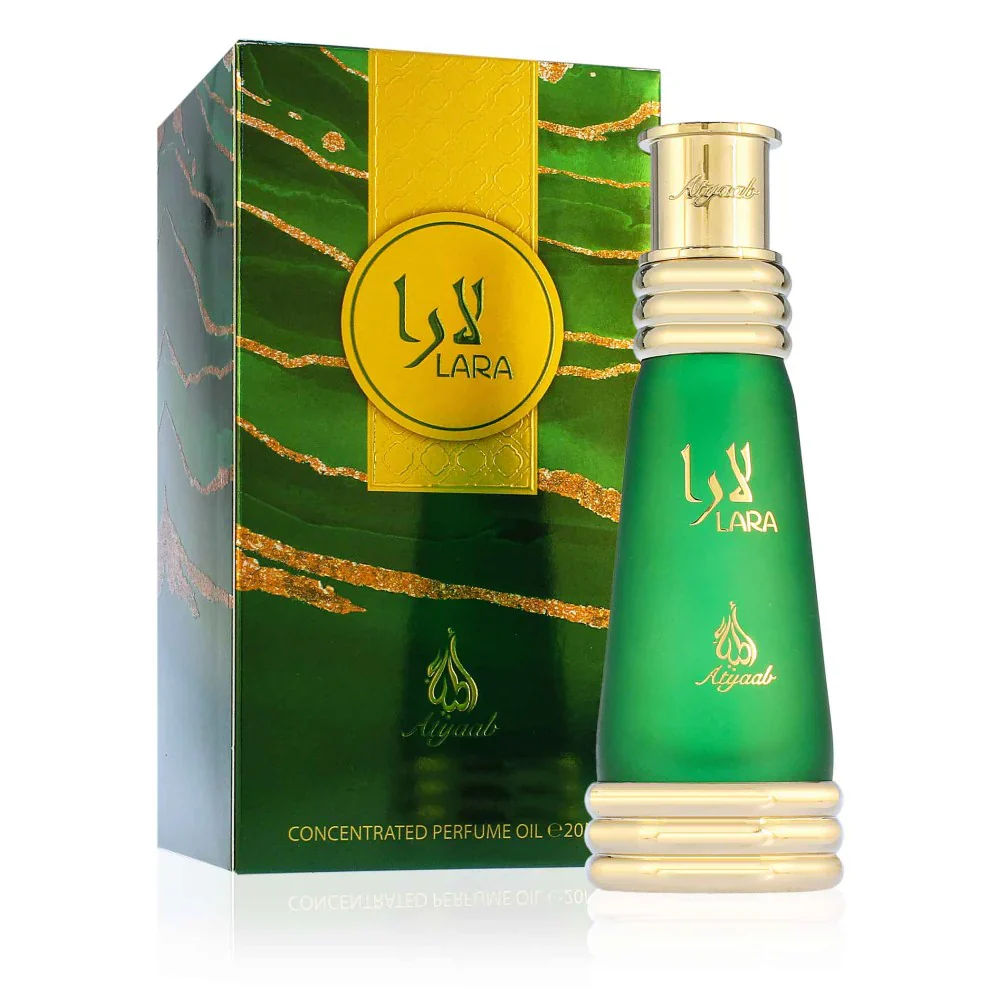 Khadlaj Atyaab Lara Green Concentrated Perfume Oil for Everyone - Image 2