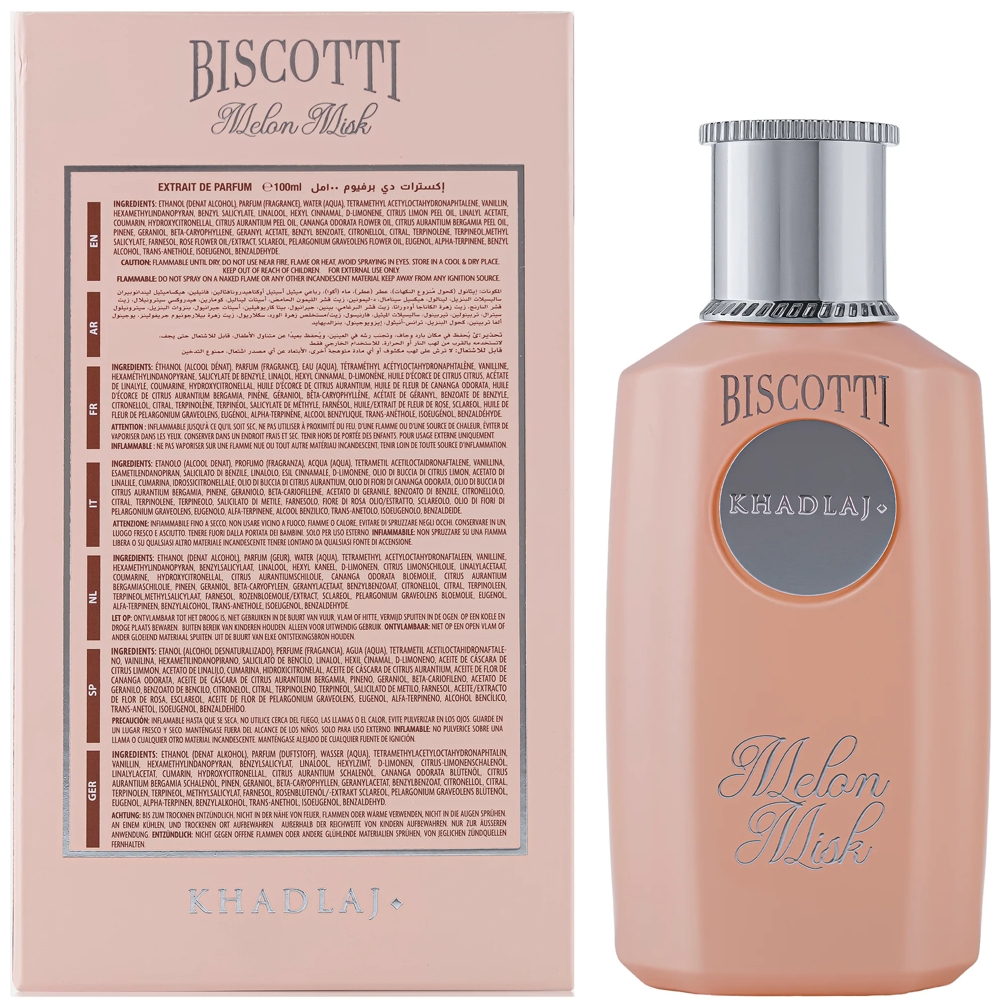 Khadlaj Biscotti Melon Misk Extrait de Parfum for Women - Image 3