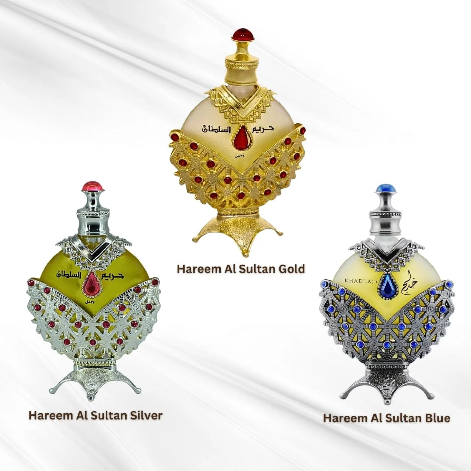 Khadlaj Hareem Al Sultan Concerned Perfume Oil Fragrance Bundle for Everyone - Image 2