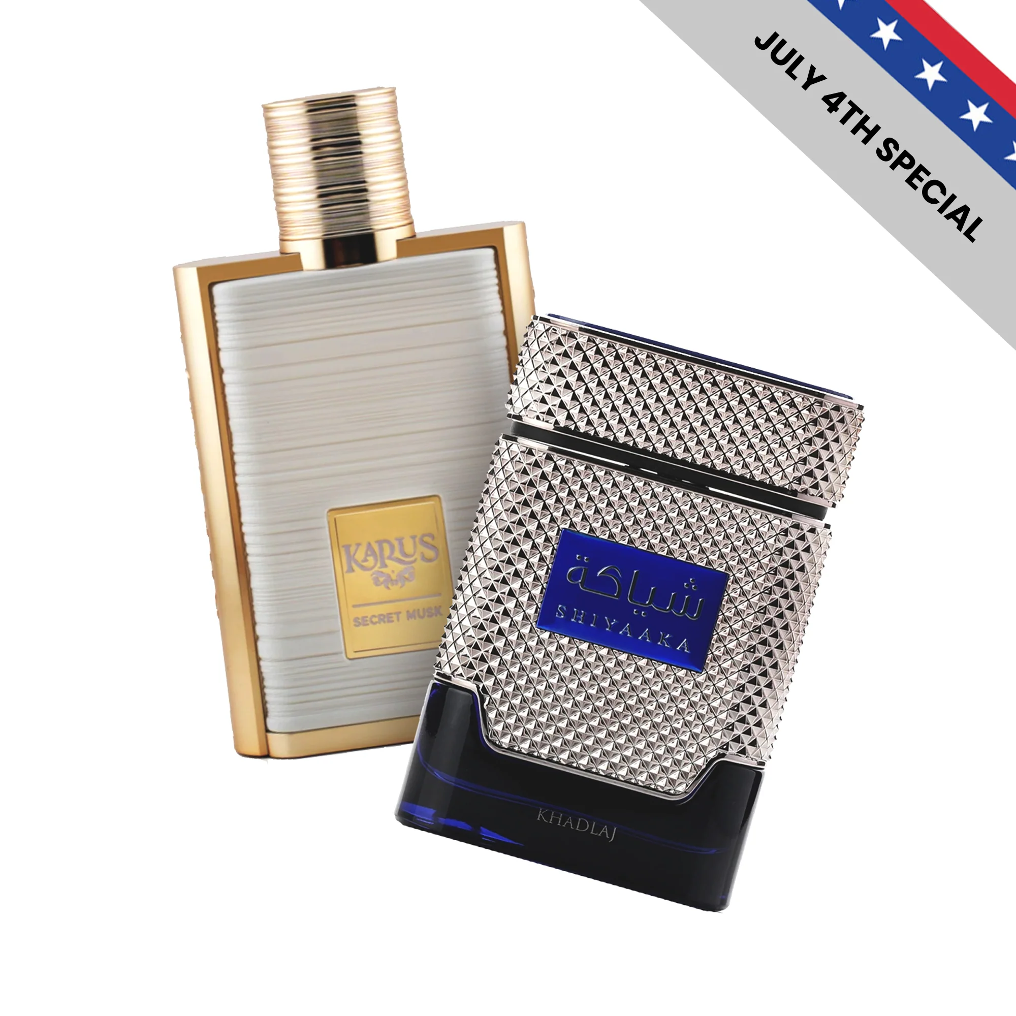 Khadlaj Karus Secret Musk & Shiyaaka Blue Fragrance Bundle for Men - Image 4
