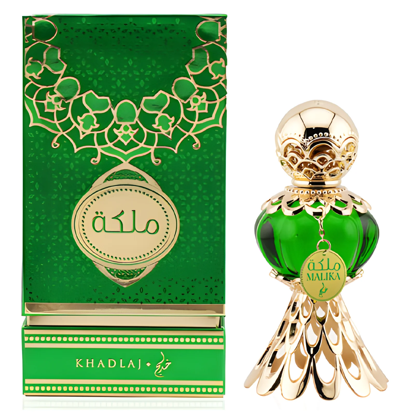 Khadlaj Malika Green Concentrated Perfume Oil for Women - Image 2