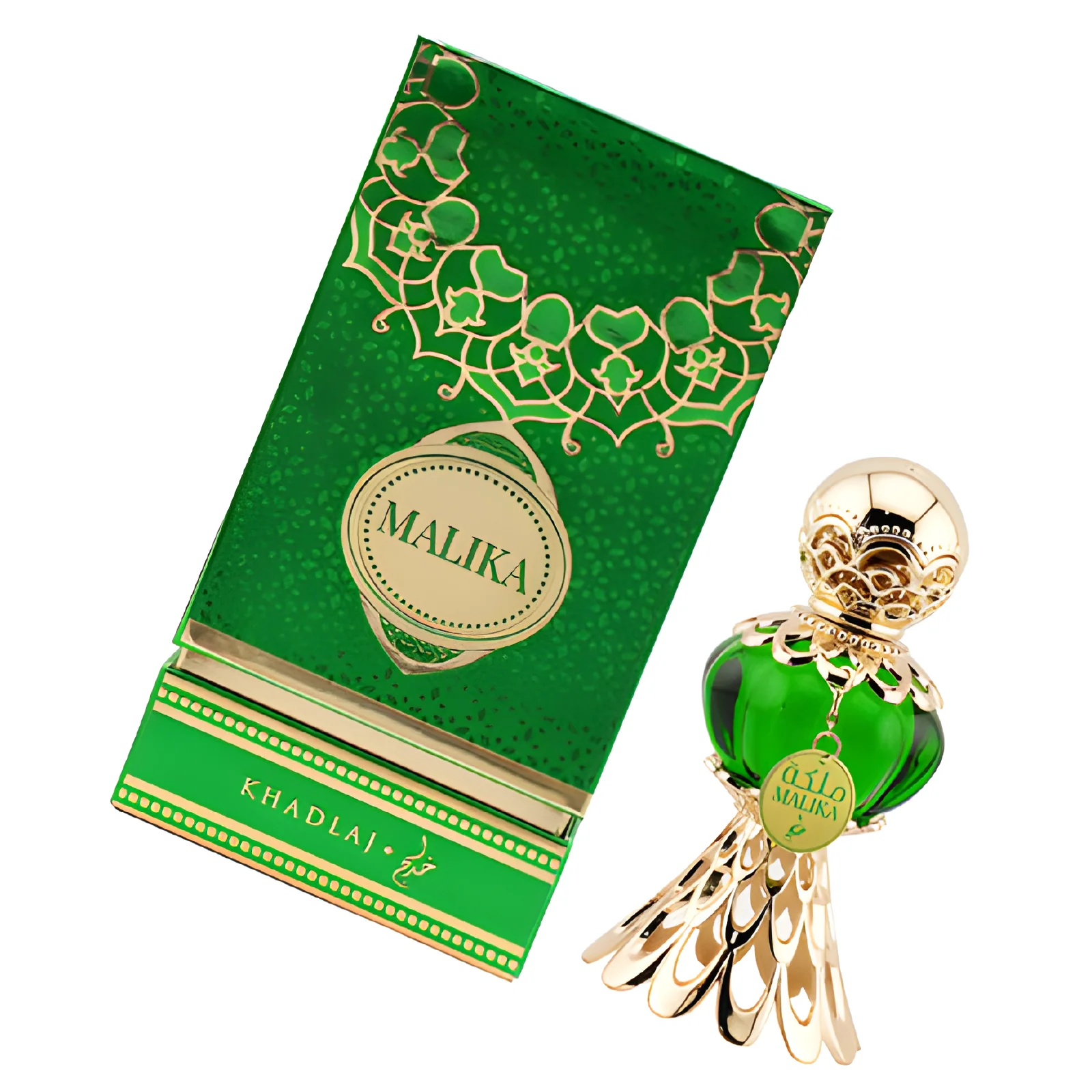Khadlaj Malika Green Concentrated Perfume Oil for Women - Image 3