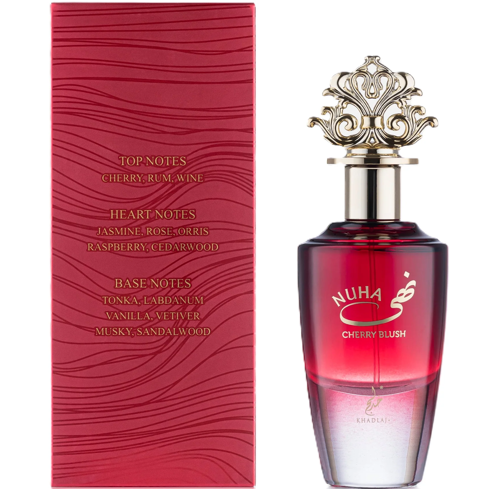 Khadlaj Nuha Cherry Blush Eau de Parfum for Women - Image 3