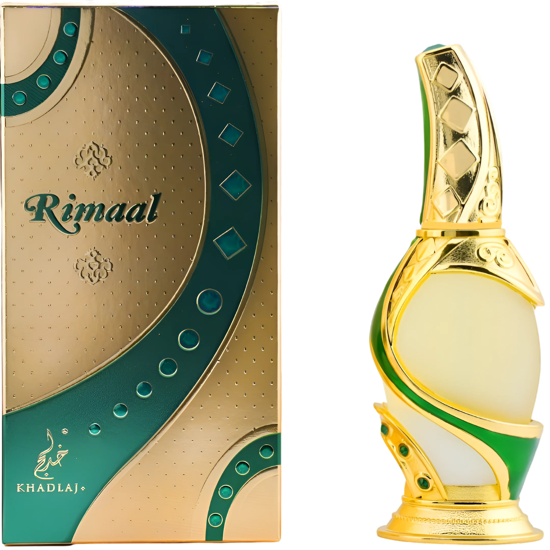 Khadlaj Rimaal Green Concentrated Perfume Oil for Everyone - Image 2