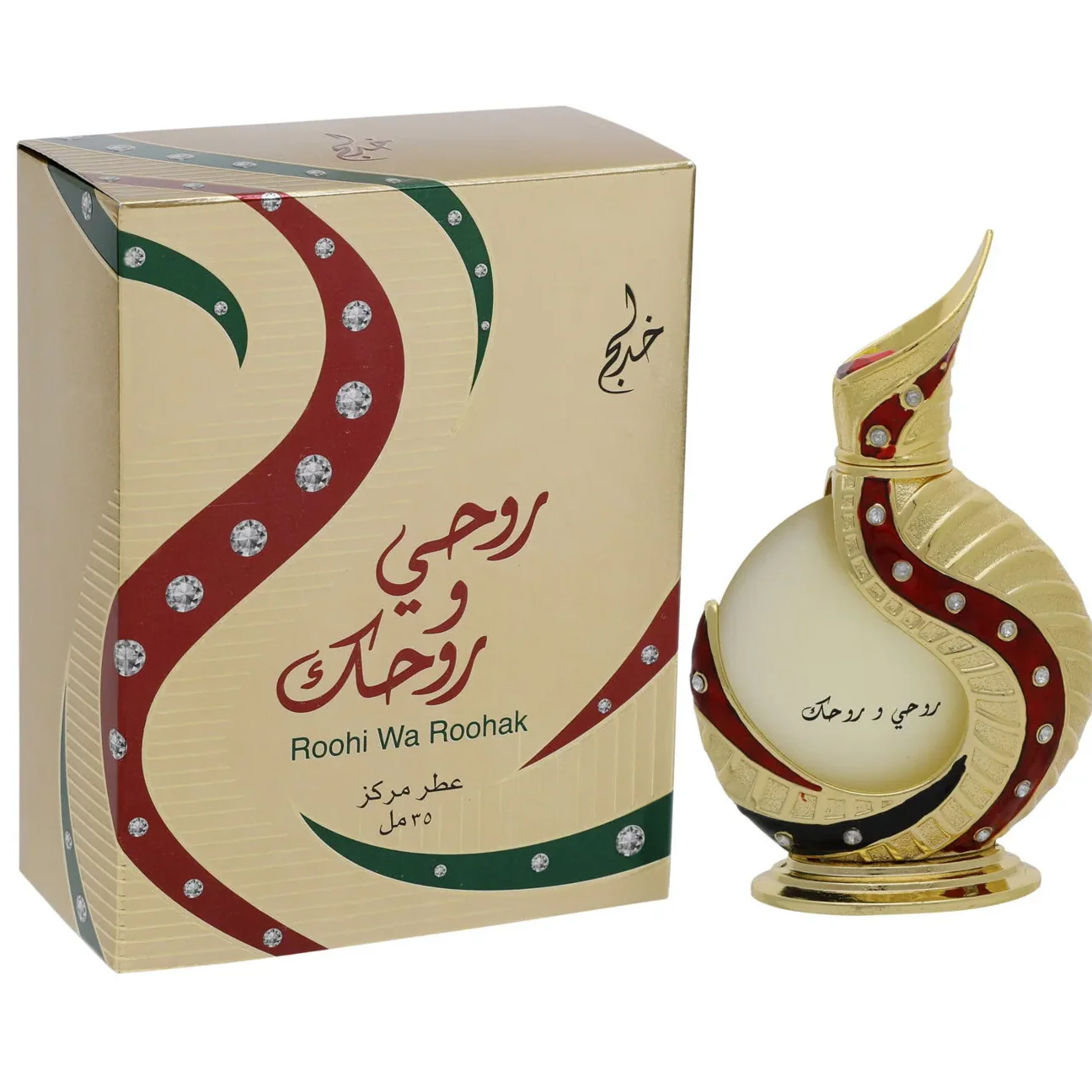 Khadlaj Roohi Wa Roohak Gold Perfume Oil for Everyone - Image 2