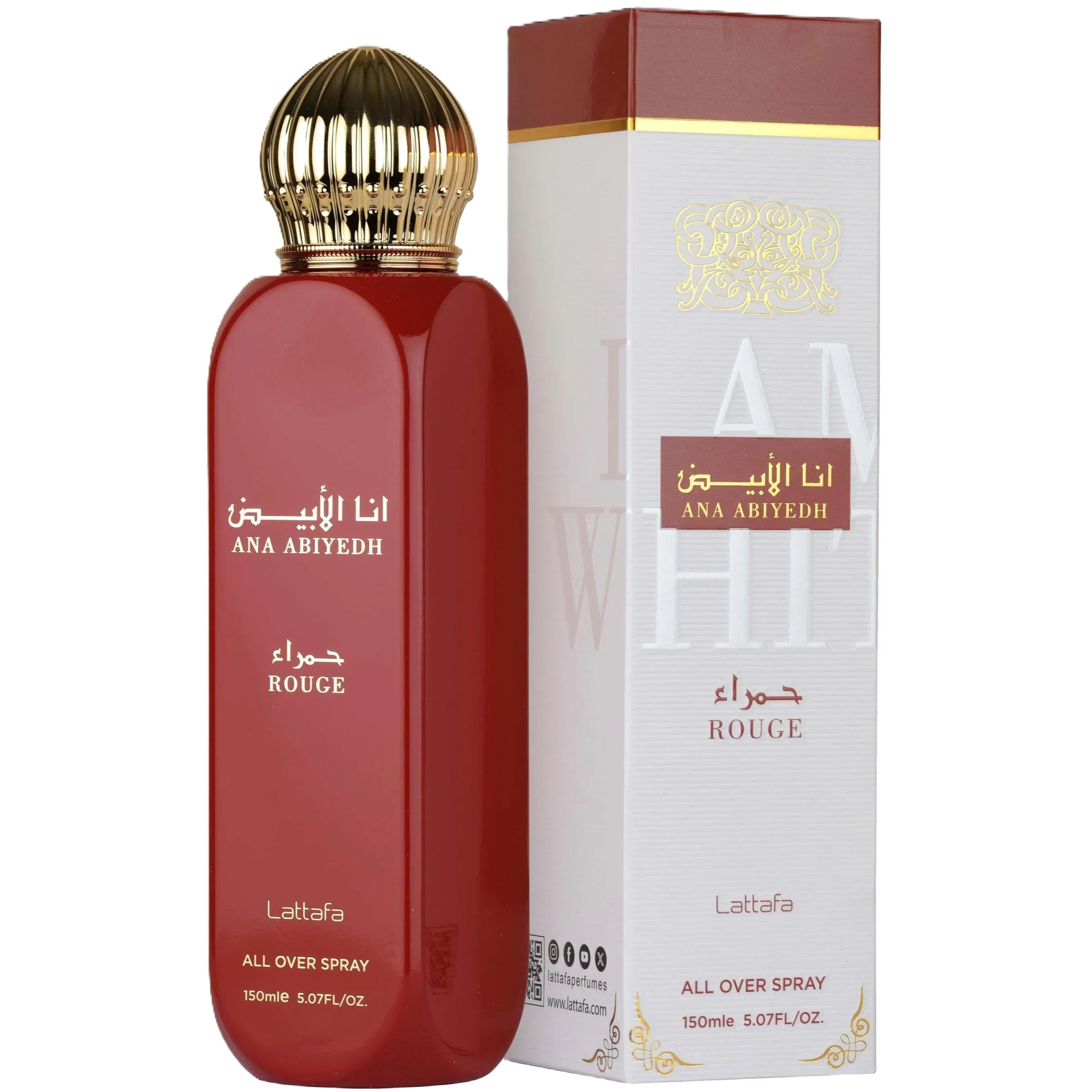 Lattafa Ana Abiyedh Rouge All Over Spray for Women - Image 2