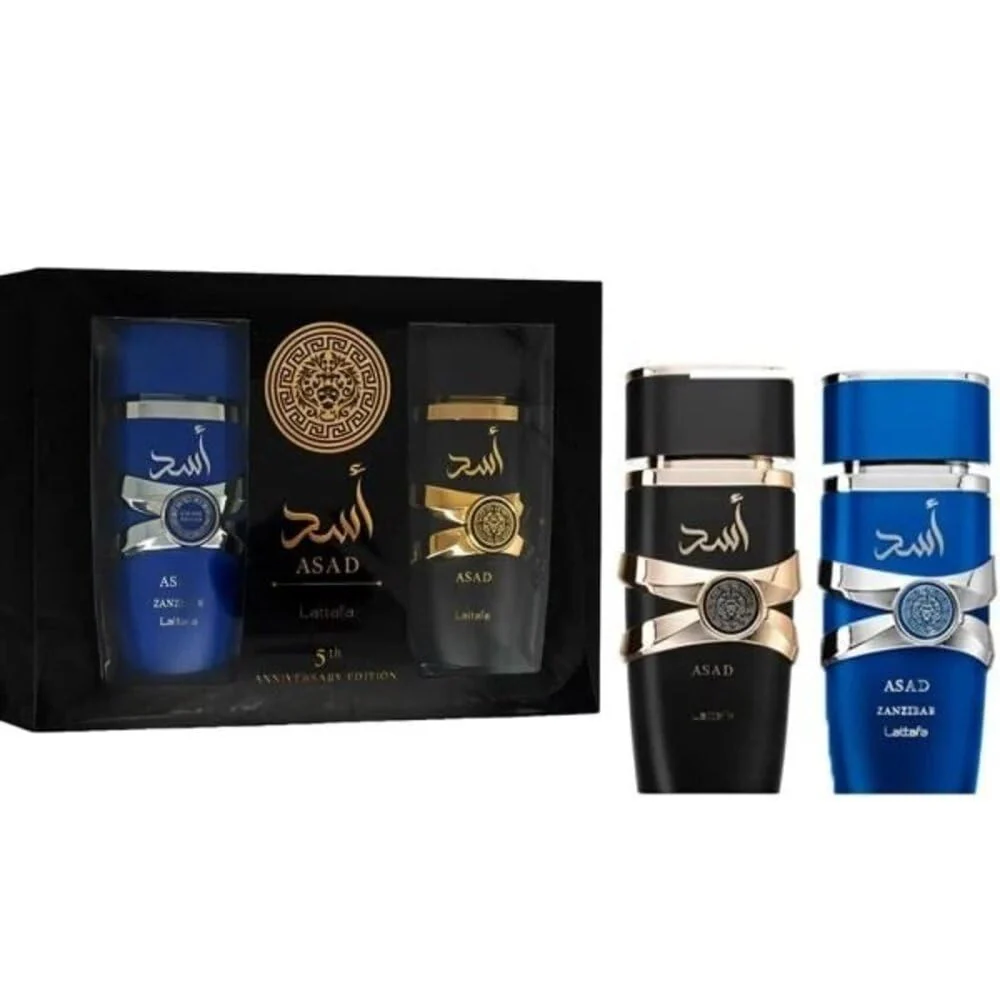 Lattafa Asad 5th Anniversary Edition Gift Set for Men - Image 3