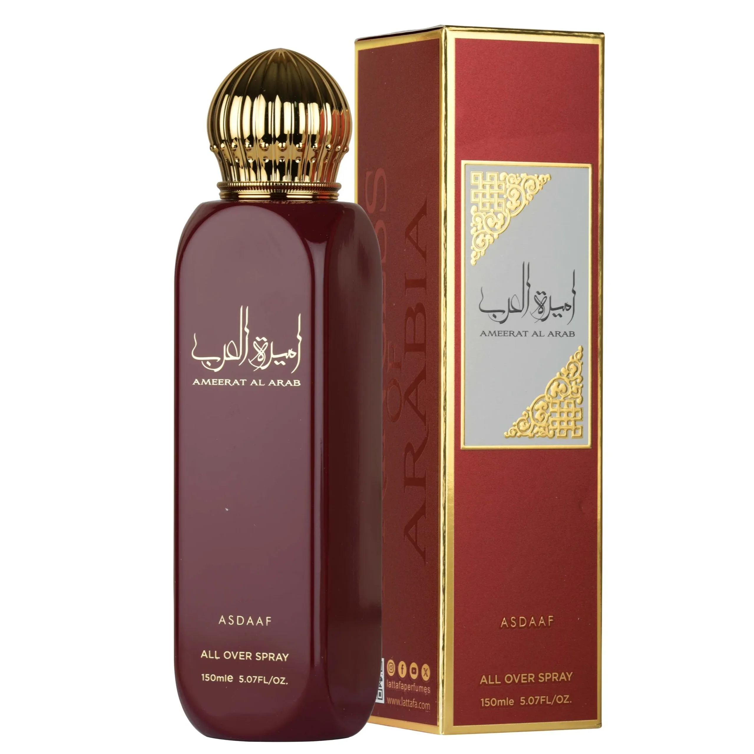 Lattafa Asdaaf Ameerat Al Arab All Over Spray for Women - Image 2