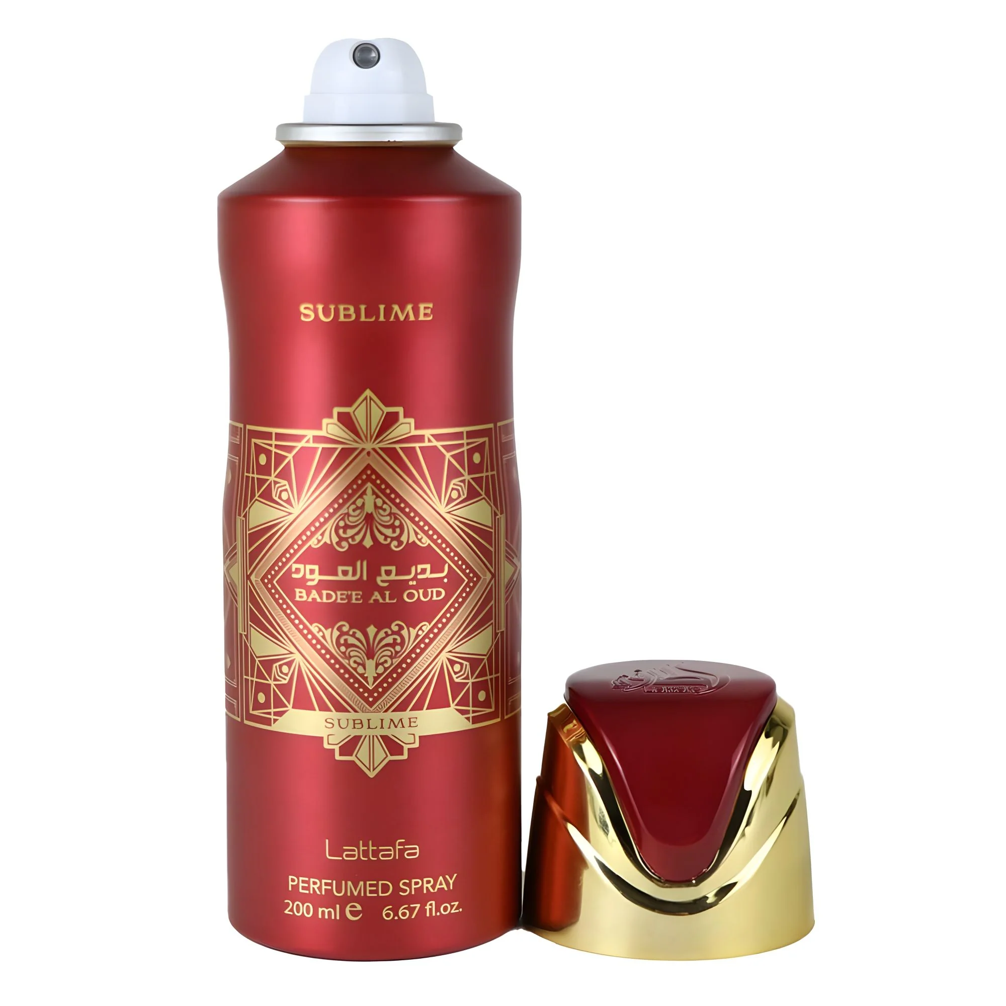 Lattafa Bade'e Al Oud Sublime Perfumed Deodorant Spray for Everyone - Image 2